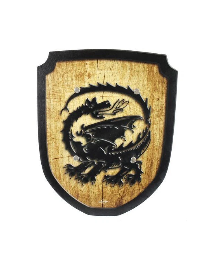 Mitienda Shop Wappenschild Drache Holzspielzeug