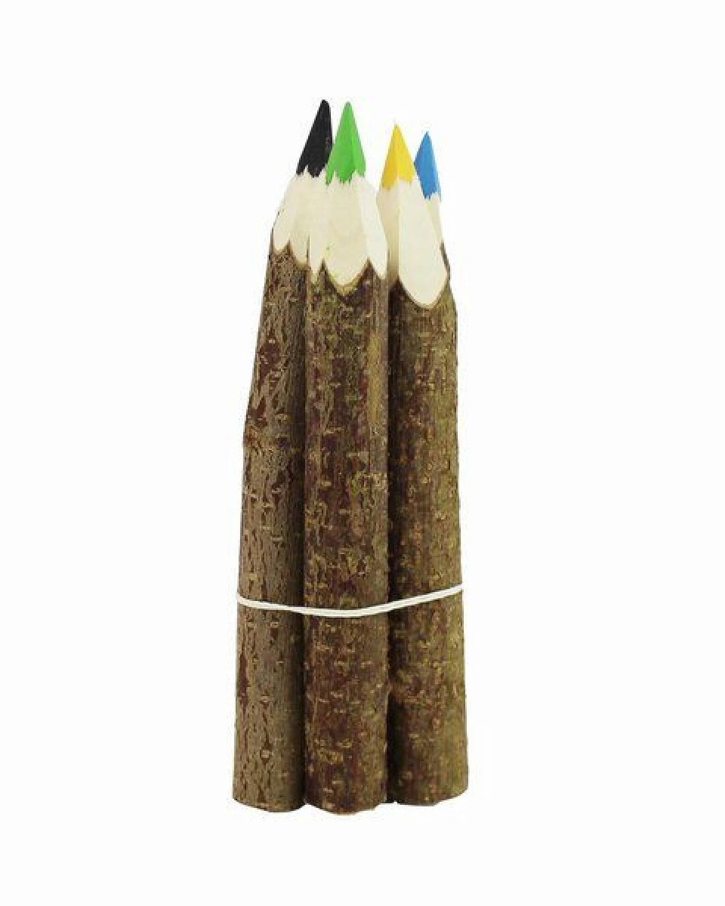 Mitienda Shop Aststifte 5er-Set, Wachsmalstifte aus Holz – Ansicht 2