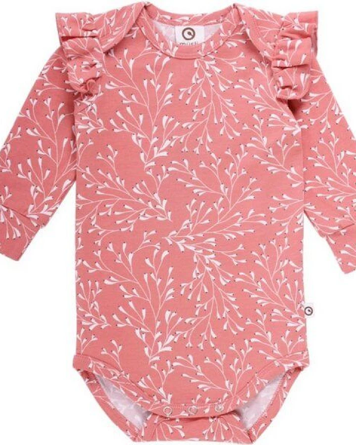 Müsli by Green Cotton Langarm Baby *Dotti Body* GOTS Bio Baumwolle