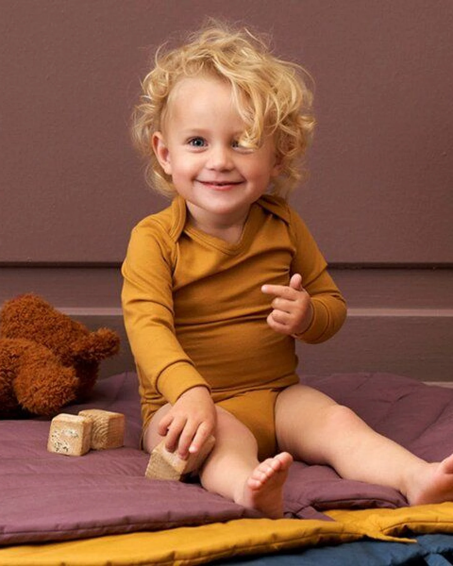 Müsli by Green Cotton Langarm Body *wood* Bio Baumwolle GOTS – Ansicht 4