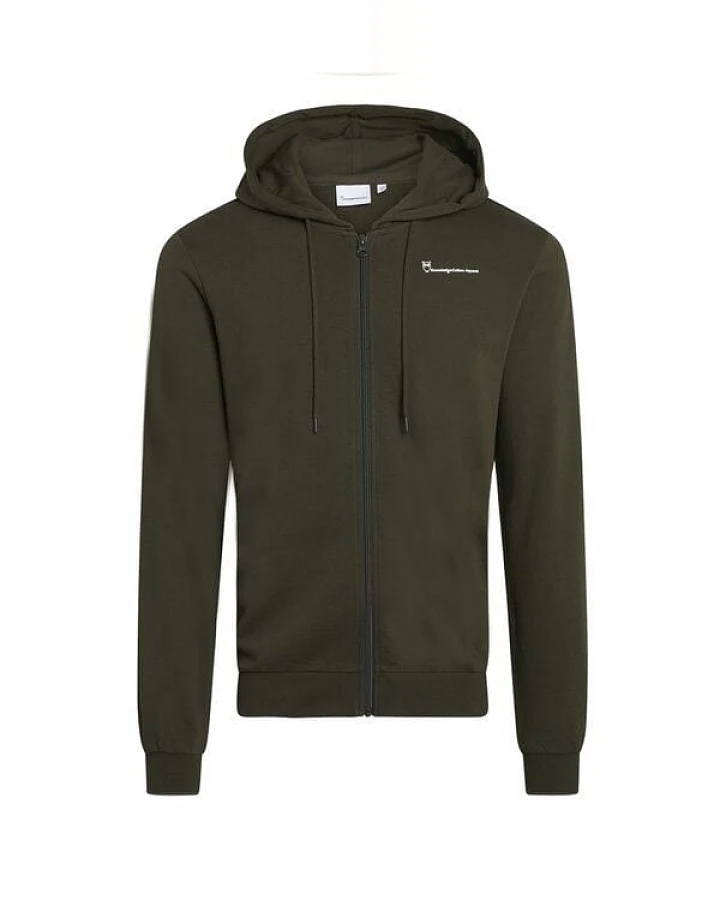 KnowledgeCotton Apparel CEDAR Hood Zip Sweatjacke GOTS/Vegan