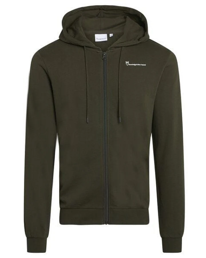 KnowledgeCotton Apparel CEDAR Hood Zip Sweatjacke GOTS/Vegan