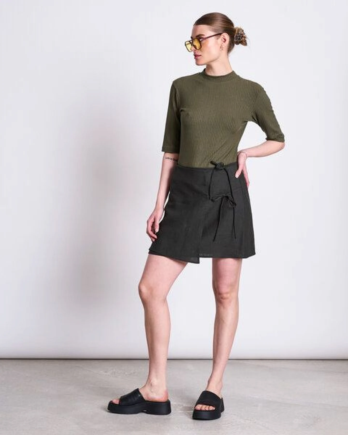 JAN N JUNE T-Shirt NINA aus Lyocell gerippt – Ansicht 2