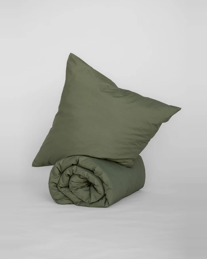MELA unisex vegan Bettwäsche-Set Majuli Herb Green