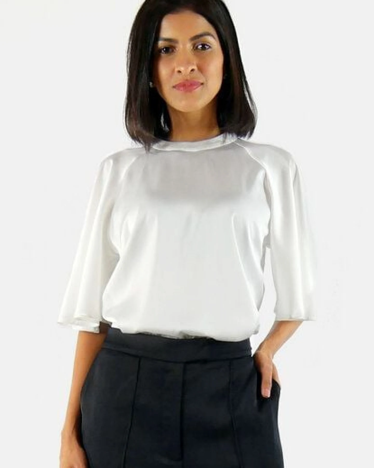 Aline Celi Ökologisch Nachhaltiger Bluse Fly – Ansicht 2