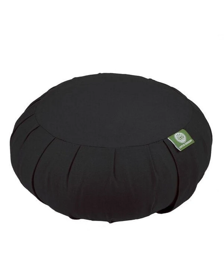 Meditationskissen ZAFU-ZEN Lotus Design® - Füllung Bio-Buchweizenschalen oder Kapok