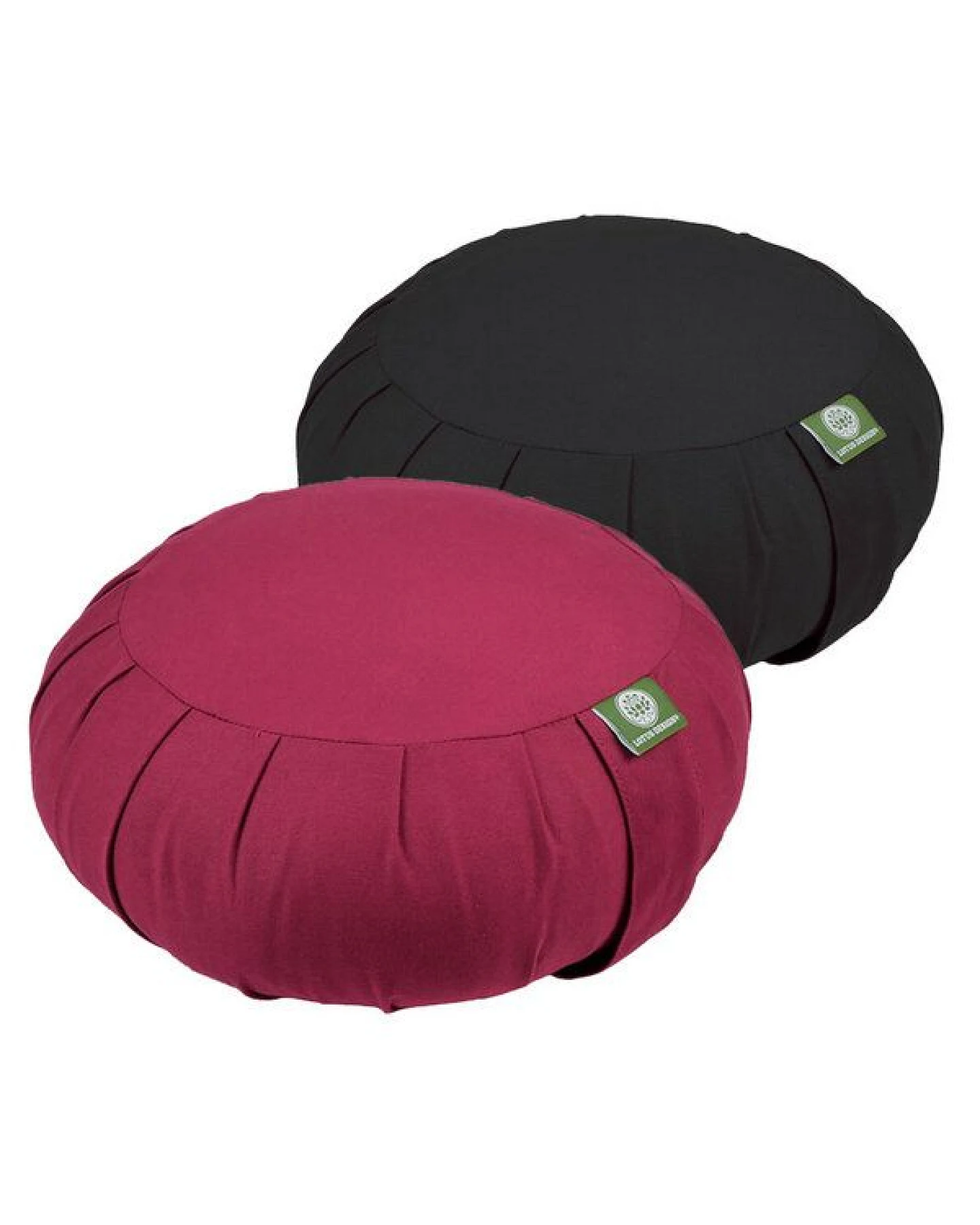 Meditationskissen ZAFU-ZEN Lotus Design® - Füllung Bio-Buchweizenschalen oder Kapok – Ansicht 4