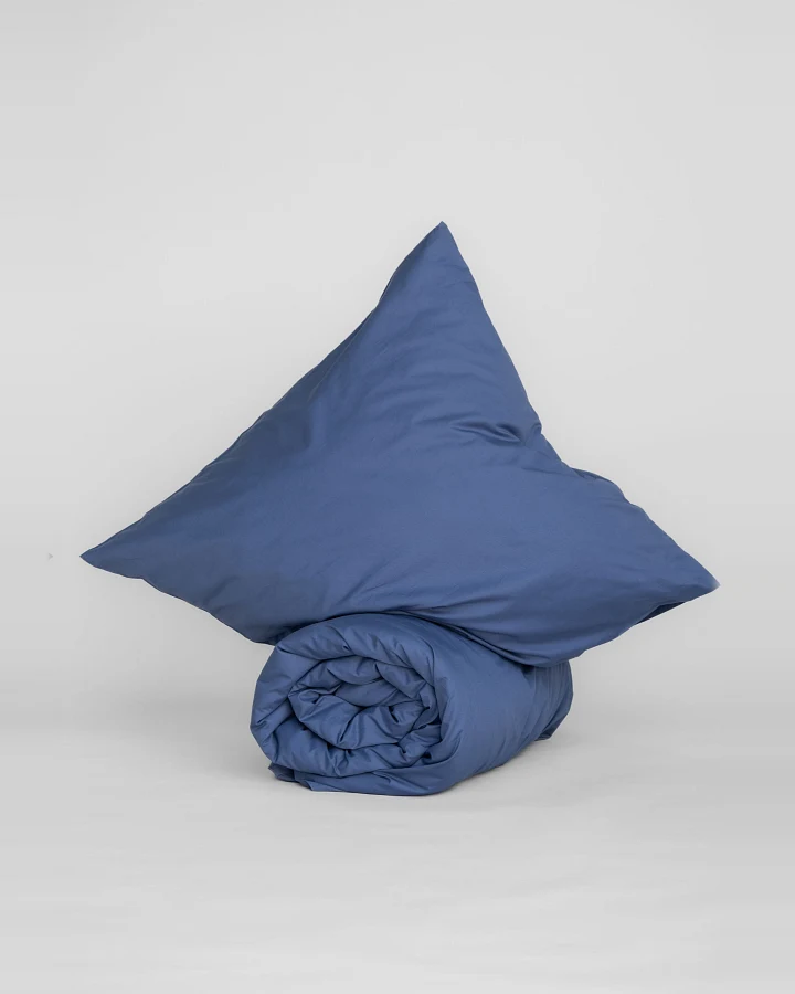 MELA unisex vegan Bettwäsche Set Majuli Blau