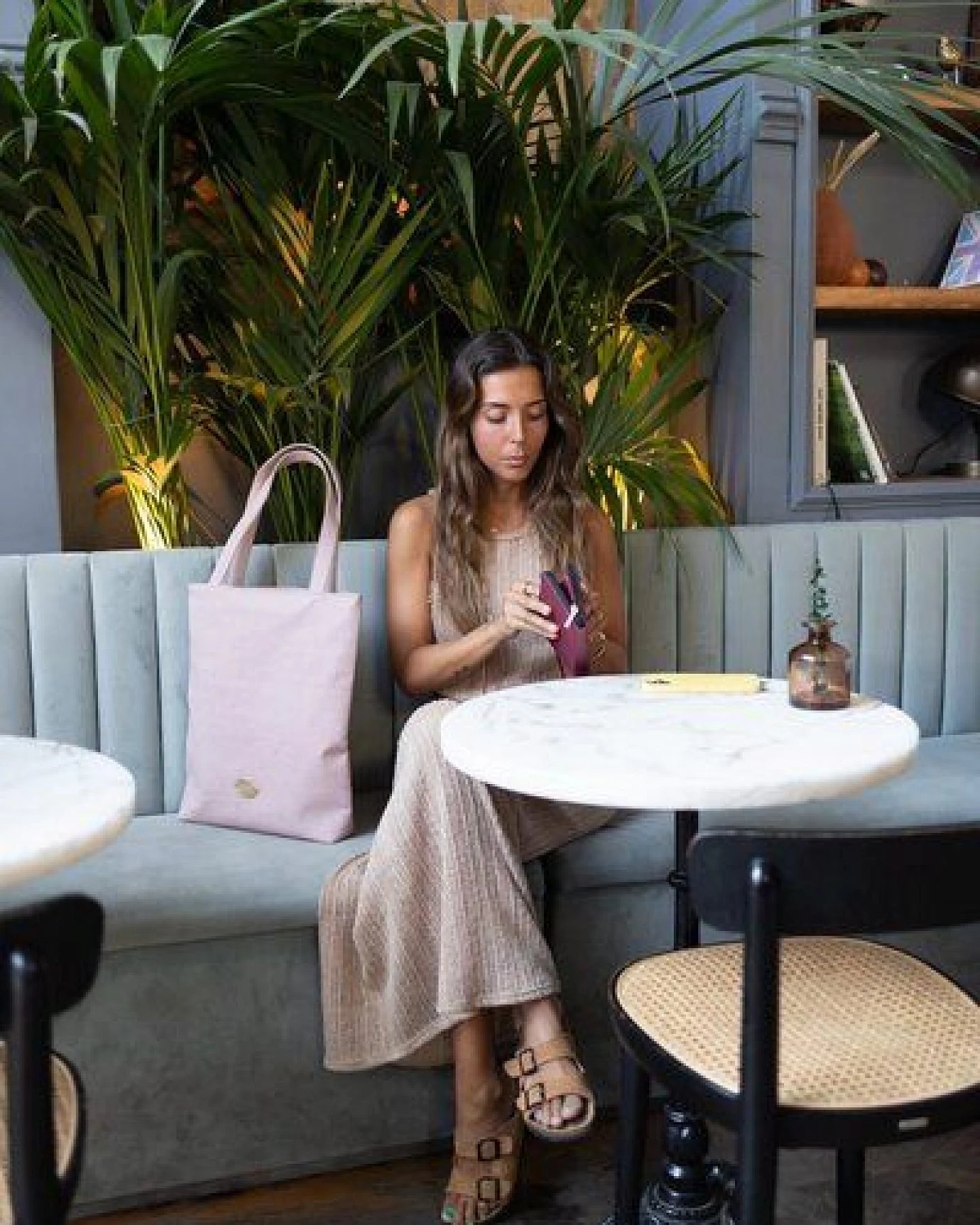 MATES OF NATURE Korktasche Shopper – Große Handtasche aus Kork - verschiedene Farben & Muster – Ansicht 3