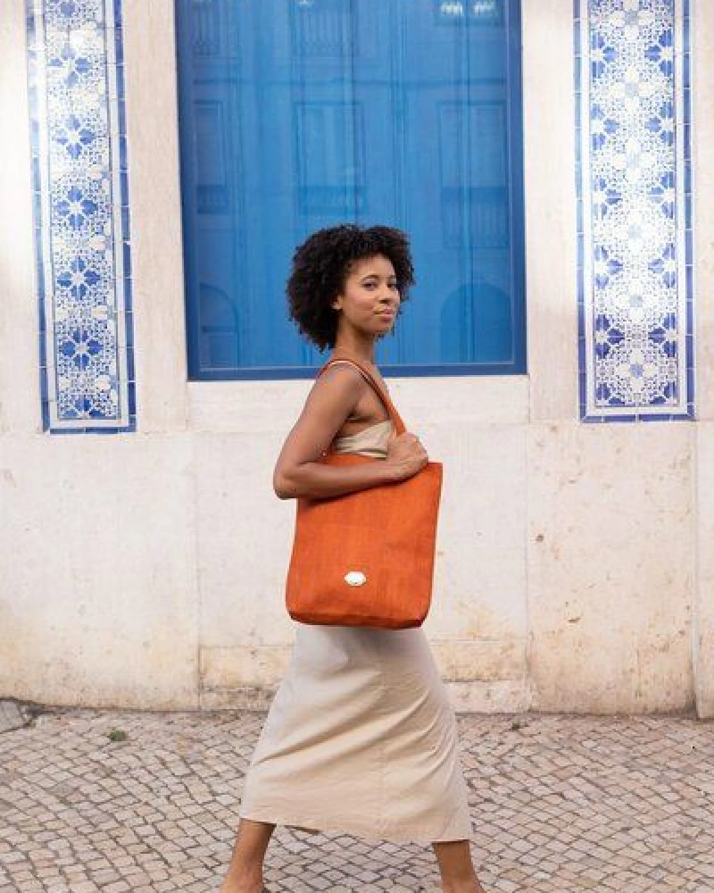 MATES OF NATURE Korktasche Shopper – Große Handtasche aus Kork - verschiedene Farben & Muster – Ansicht 4