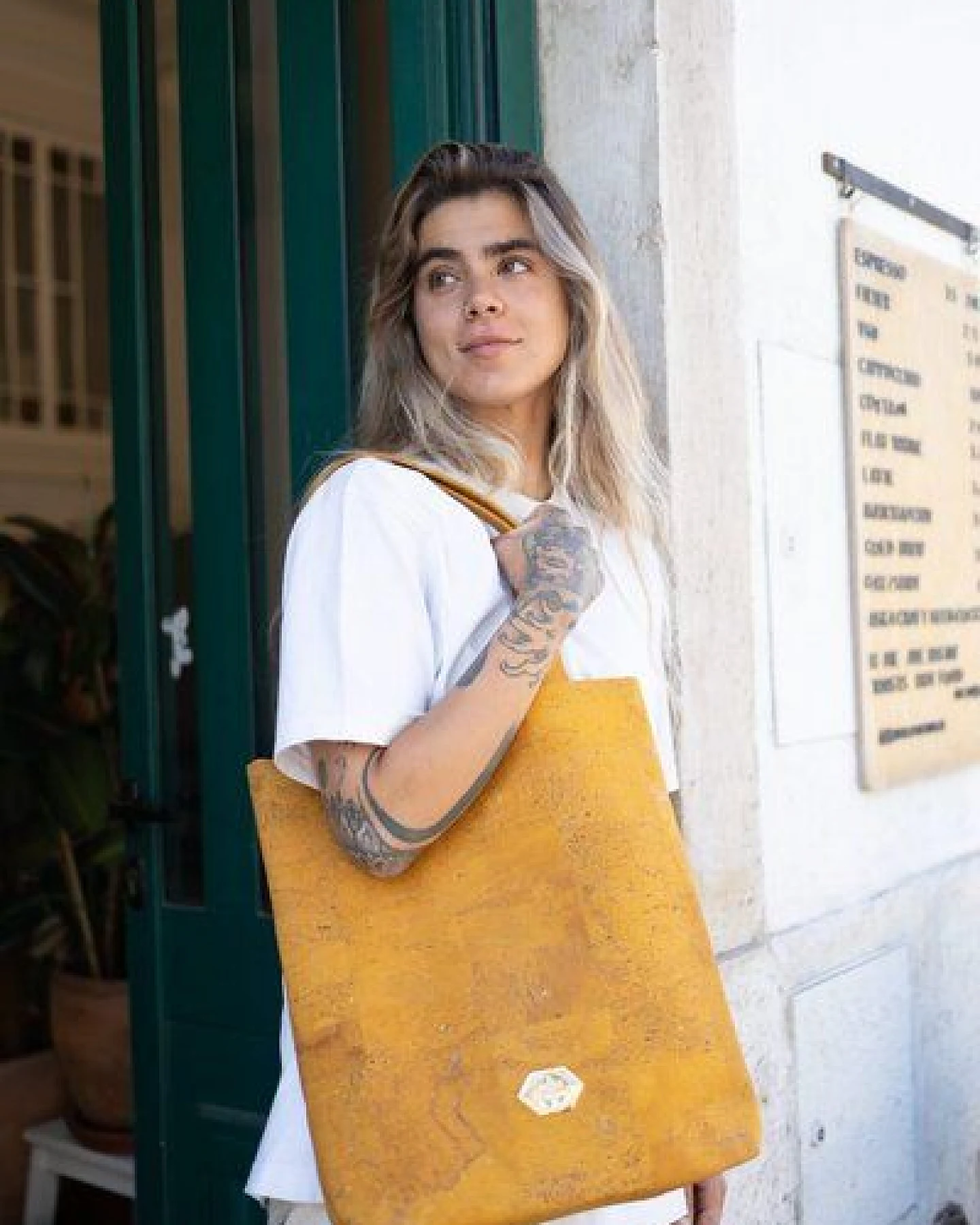 MATES OF NATURE Korktasche Shopper – Große Handtasche aus Kork - verschiedene Farben & Muster – Ansicht 3