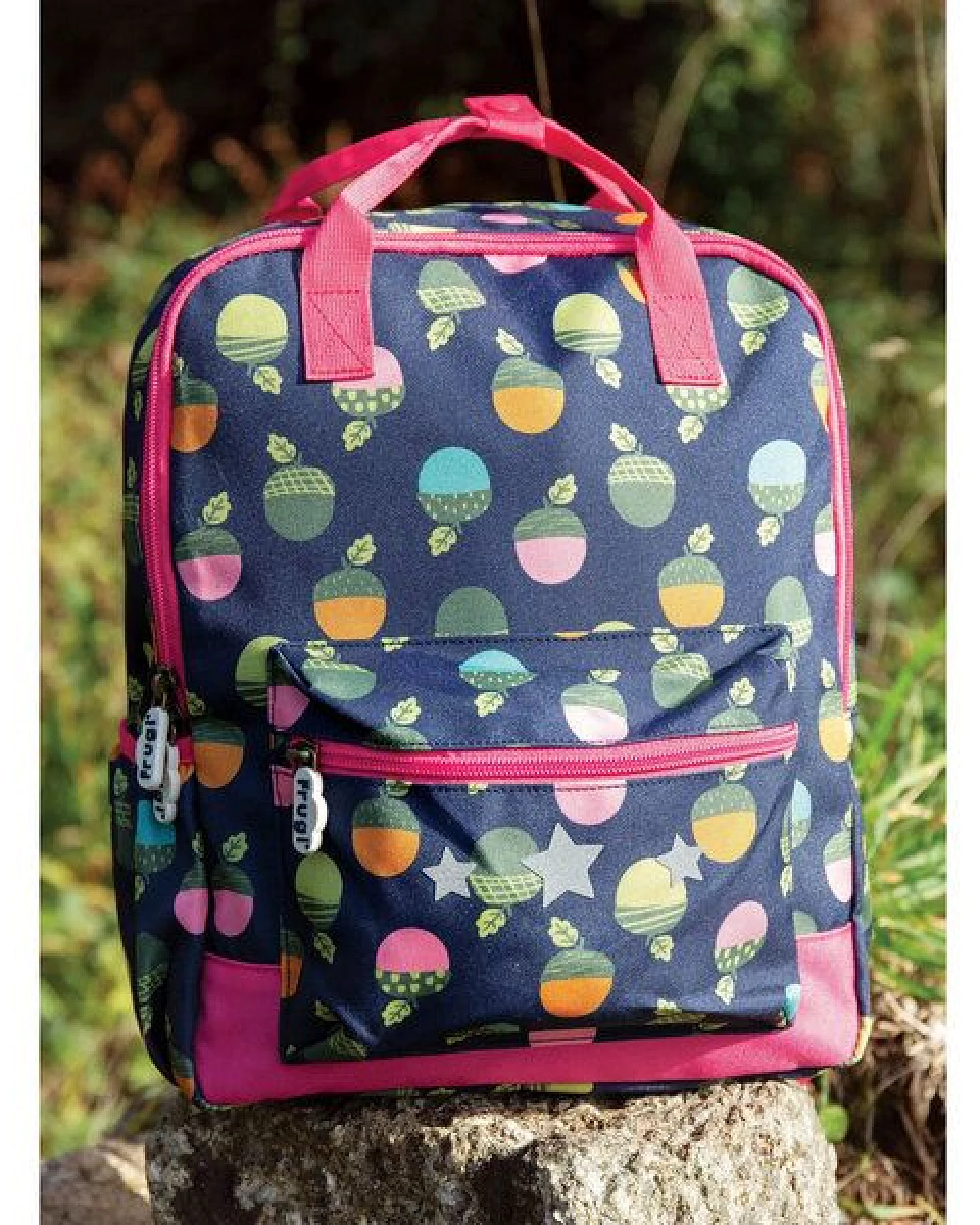 Frugi Großer Abenteurer Rucksack aus Post-Consumer-Polyester – Ansicht 3