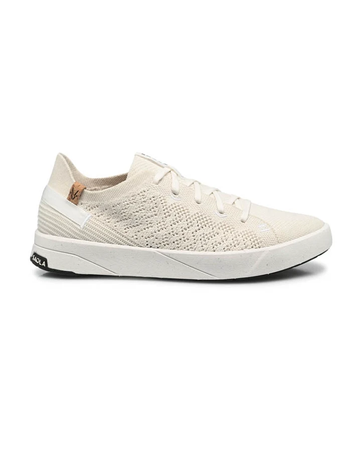 SAOLA Damen vegan Sneaker Damen Cannon Knit 3 Weiß