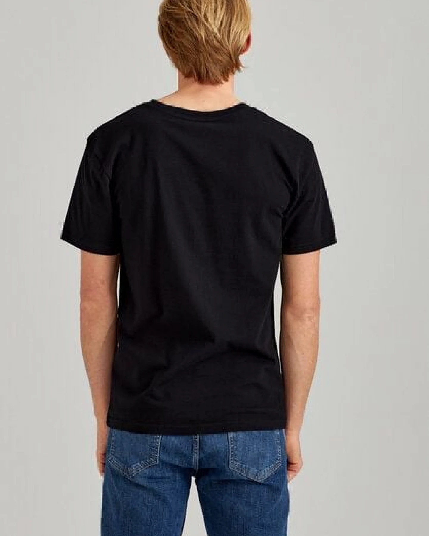 ThokkThokk Herren V-Neck T-Shirt aus Biobaumwolle – Ansicht 4