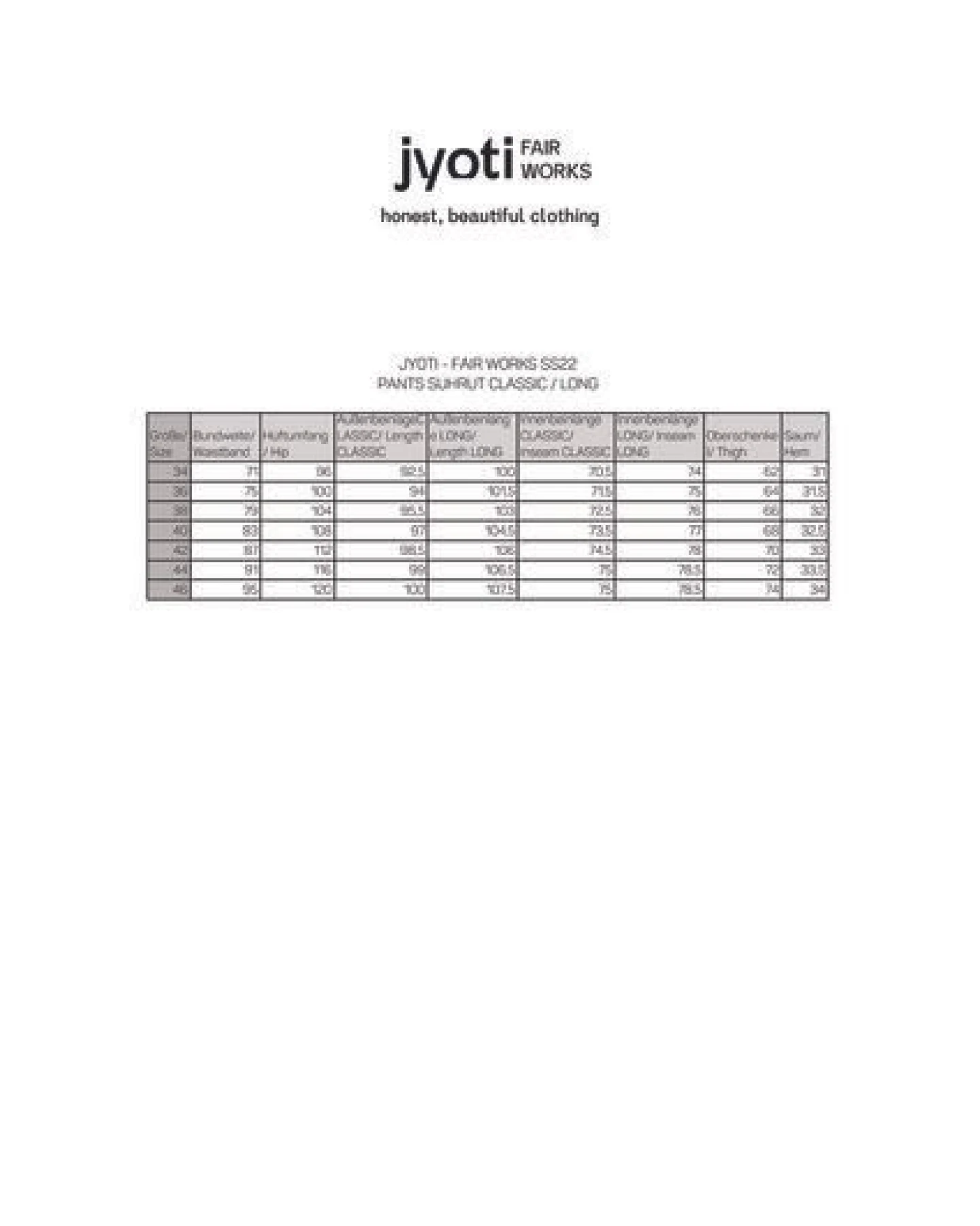 Jyoti - Fair Works Bio-Baumwollcord Hose Suhrut – Ansicht 4