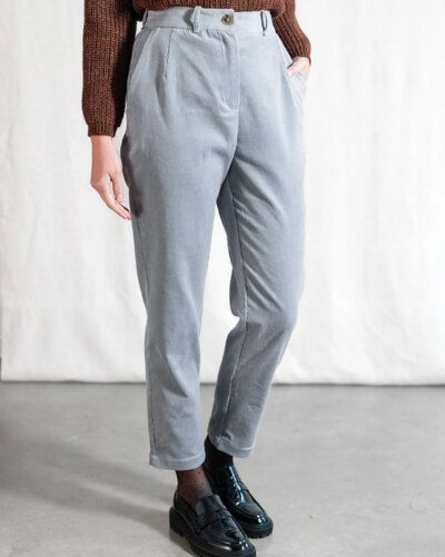 Jyoti - Fair Works Bio-Baumwollcord Hose Suhrut – Ansicht 2