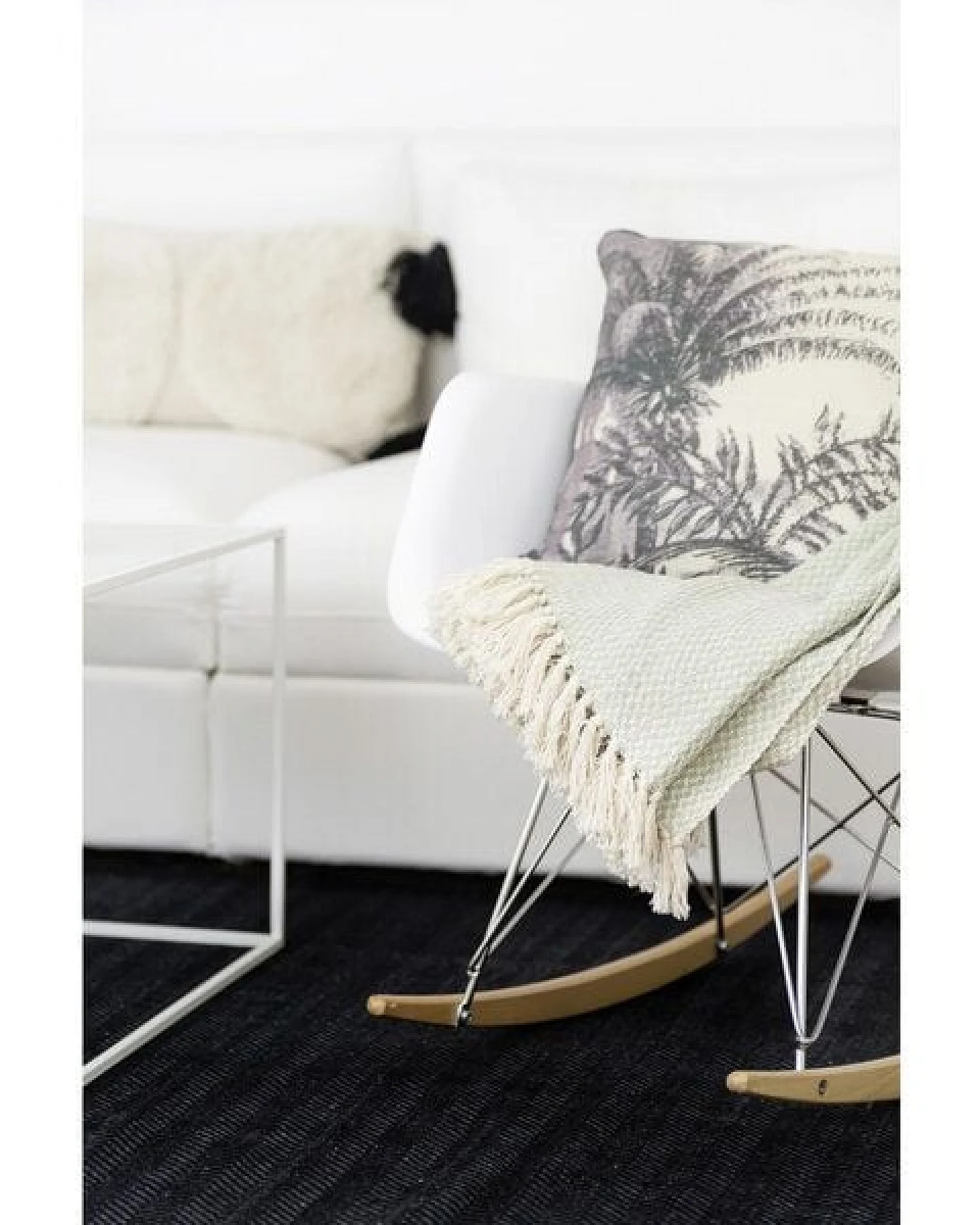 liv interior Recycelter Baumwollteppich HERRINGBONE – Ansicht 3