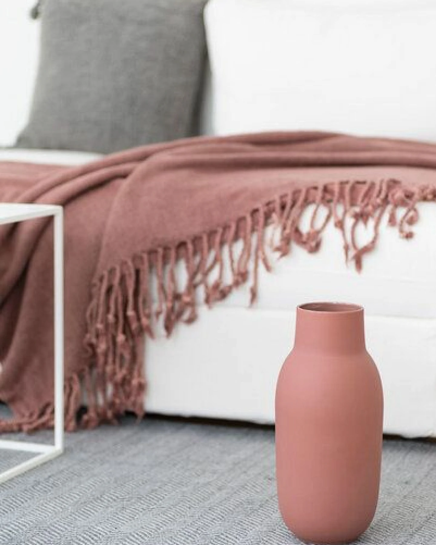 liv interior Recycelter Baumwollteppich HERRINGBONE – Ansicht 4