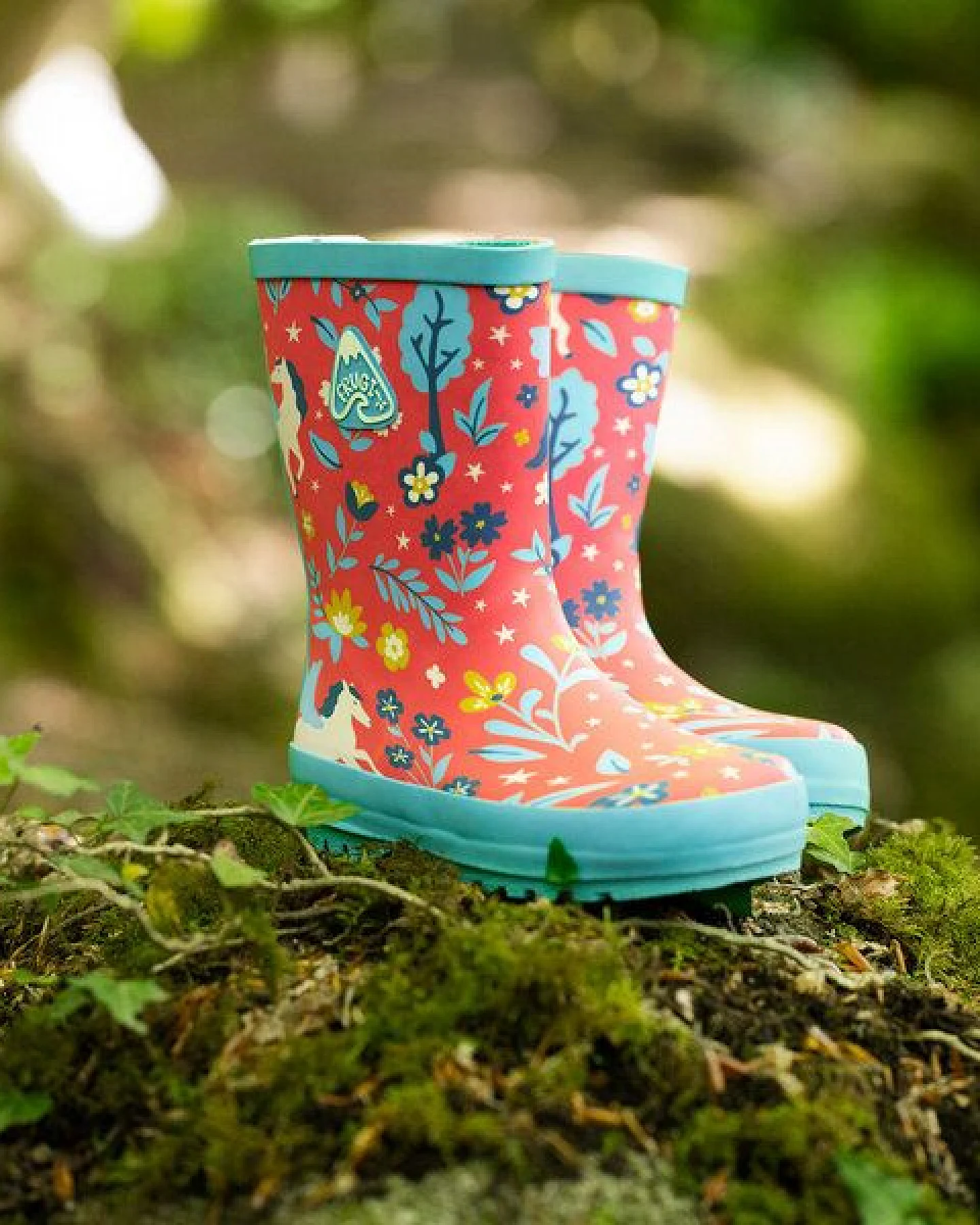 Frugi Bunte Kinder Gummistiefel aus Naturkautschuk – Ansicht 2