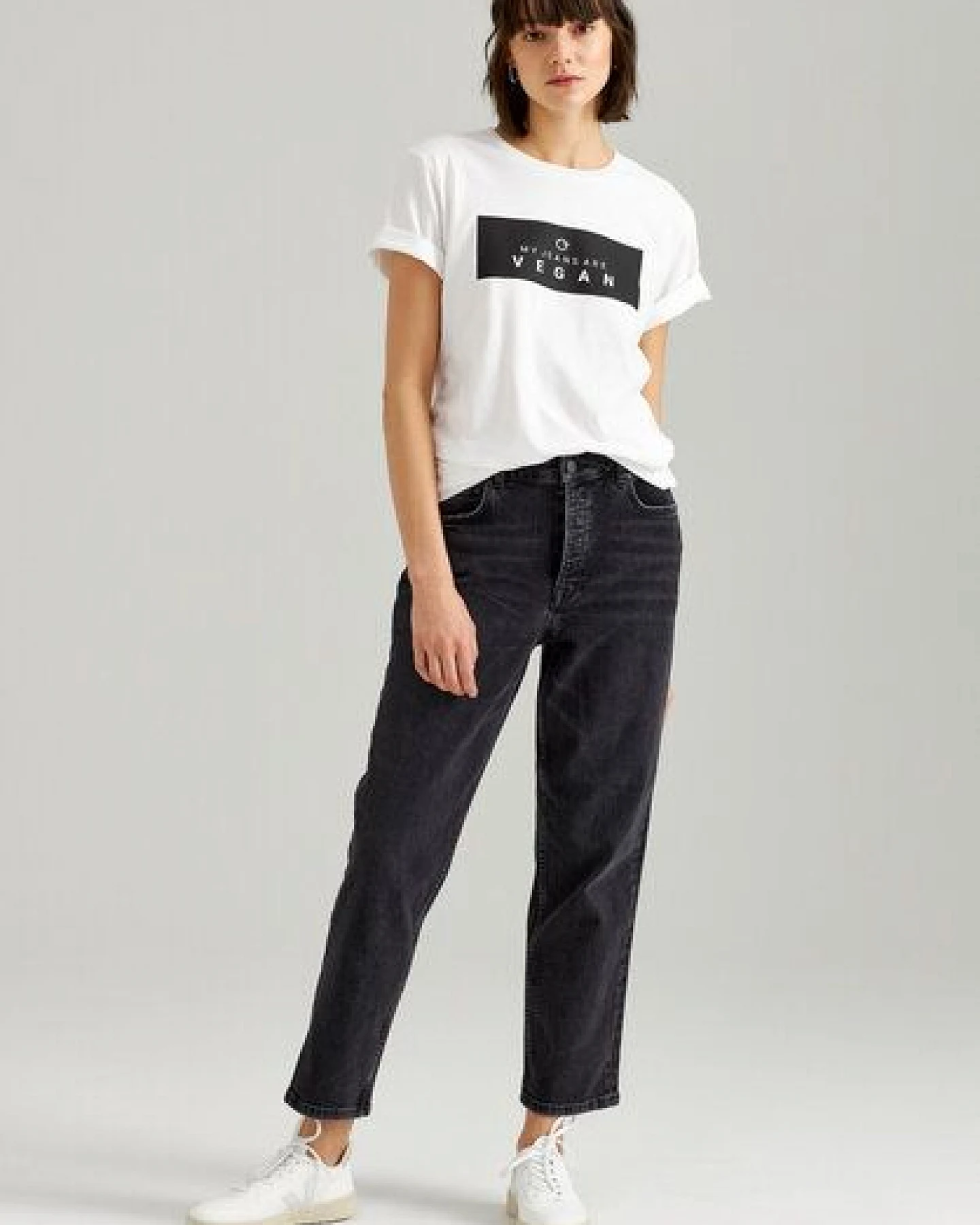 ThokkThokk Damen Straight Cropped Jeans Bio Fair – Ansicht 2
