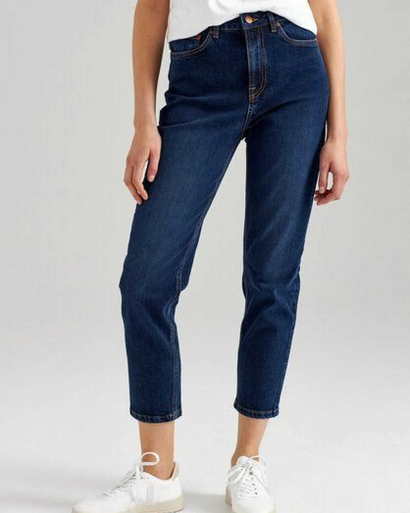 ThokkThokk Damen Mom Jeans High Waist TT203 aus Bio-Baumwolle mit Elasthan – Ansicht 2