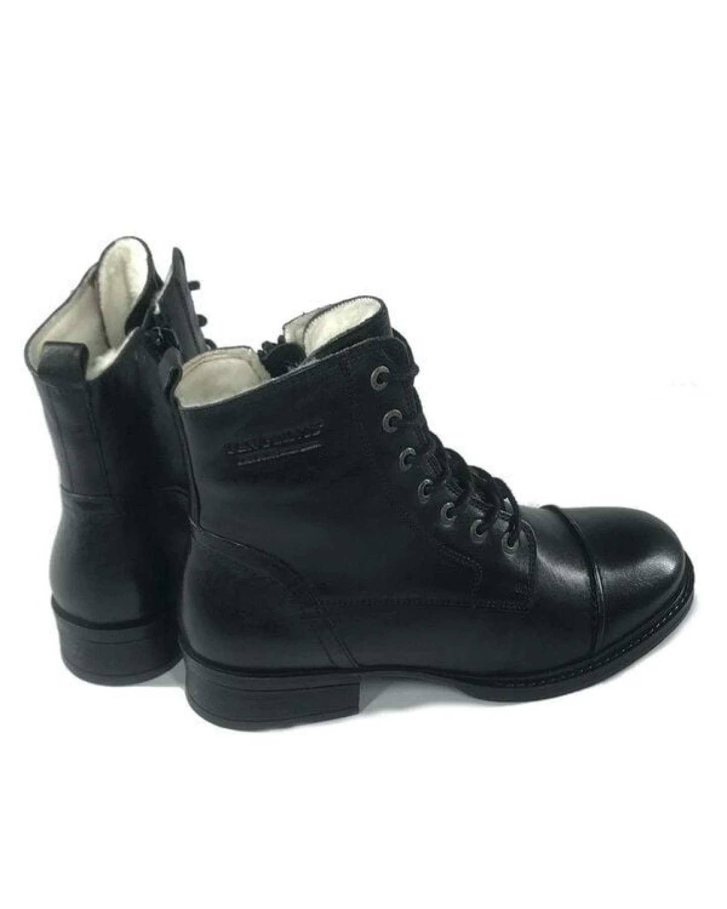 Ten Points gefütterte Schnürstiefel, Pandora Boots, vegetabil gegerbtes Leder – Ansicht 2
