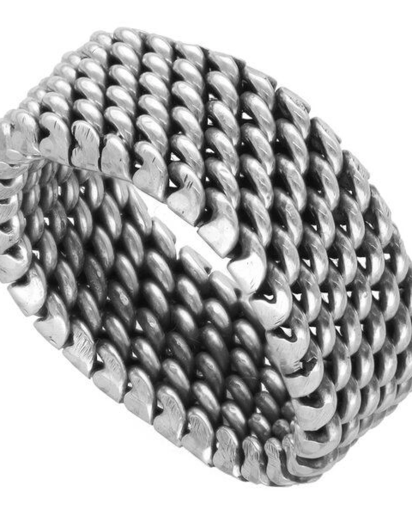 pakilia Silber Ring Stickerei Fair-Trade und handmade – Ansicht 2