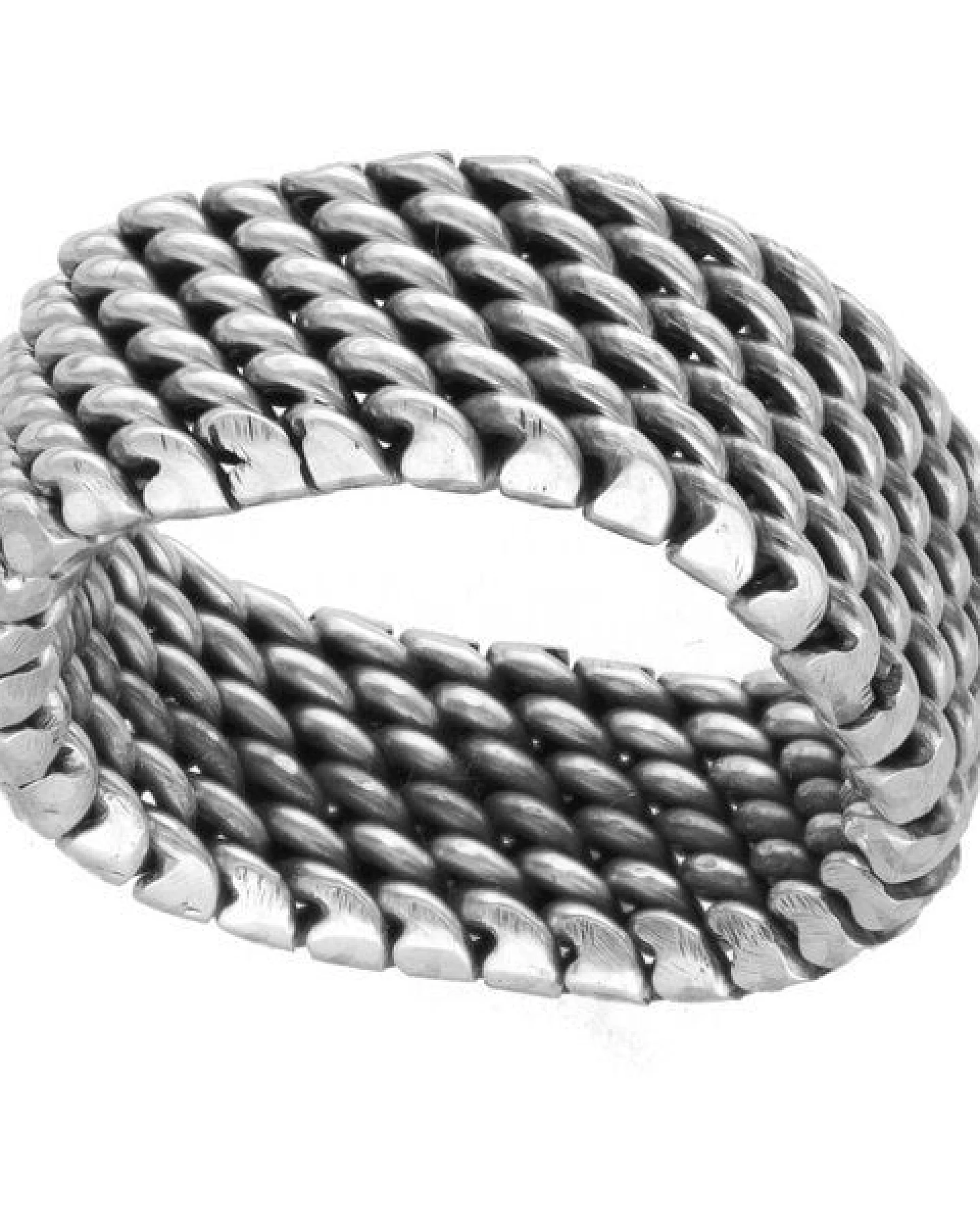 pakilia Silber Ring Stickerei Fair-Trade und handmade – Ansicht 3