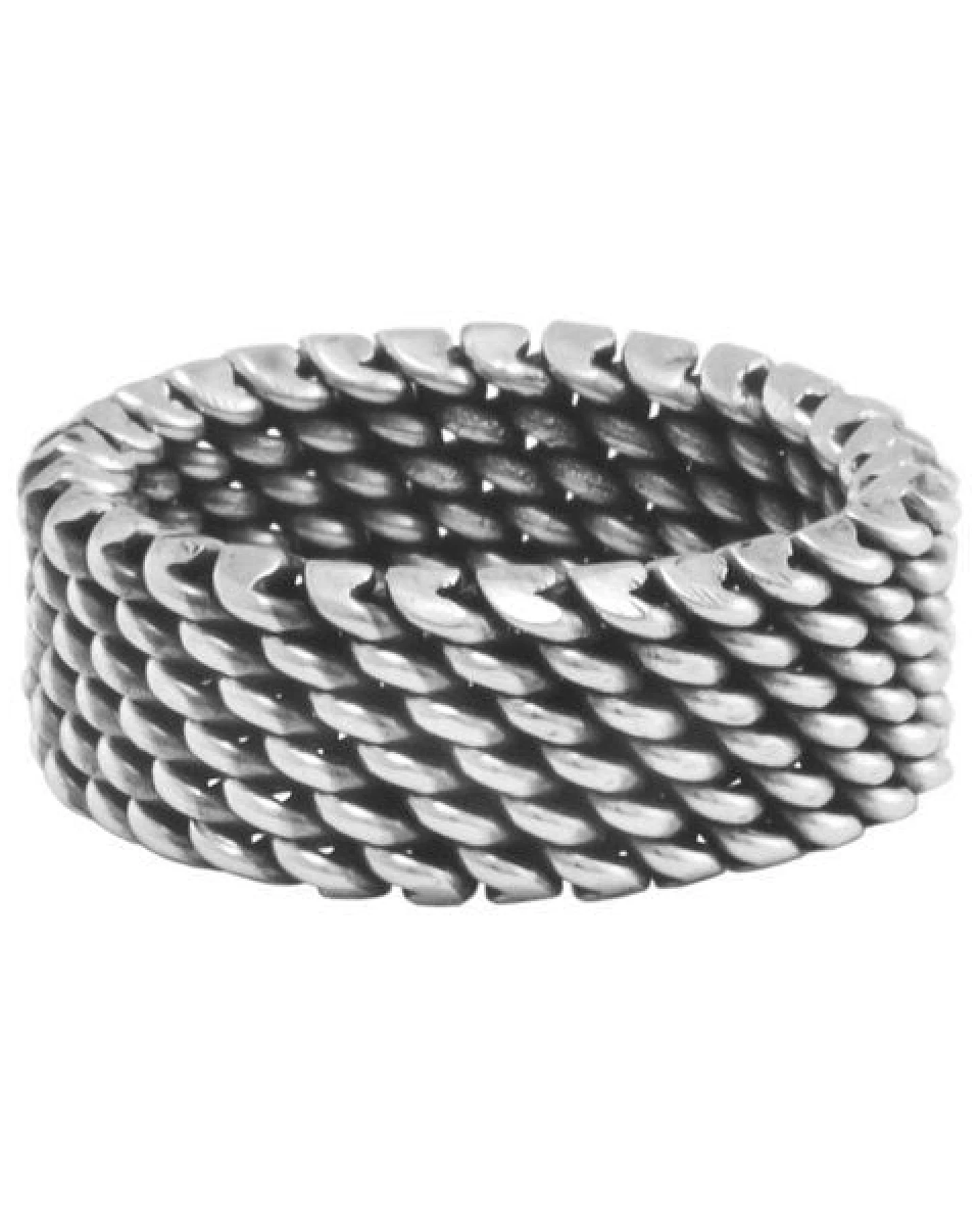 pakilia Silber Ring Stickerei Fair-Trade und handmade – Ansicht 4