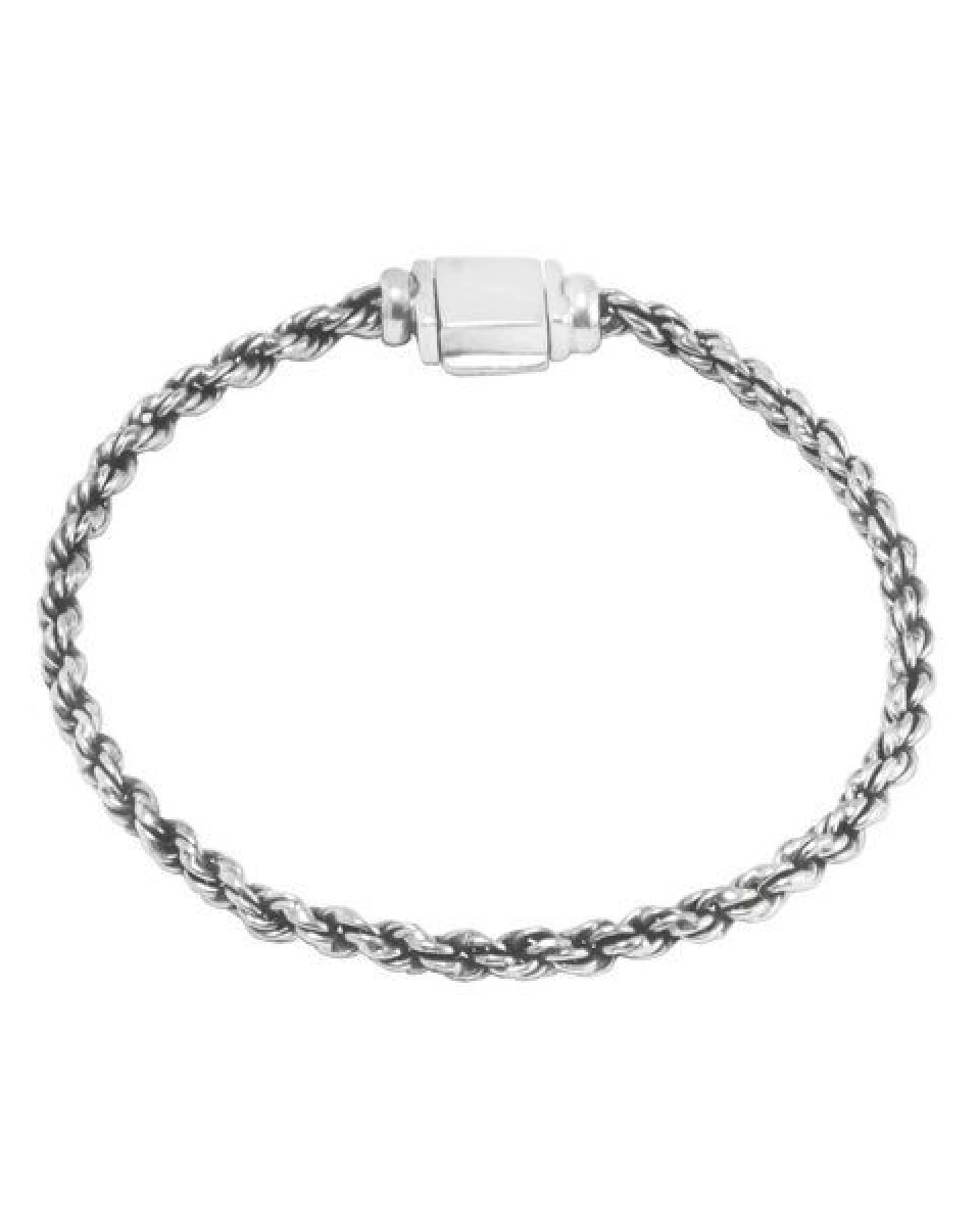 pakilia Silber Armband Seil Fair-Trade und handmade – Ansicht 2