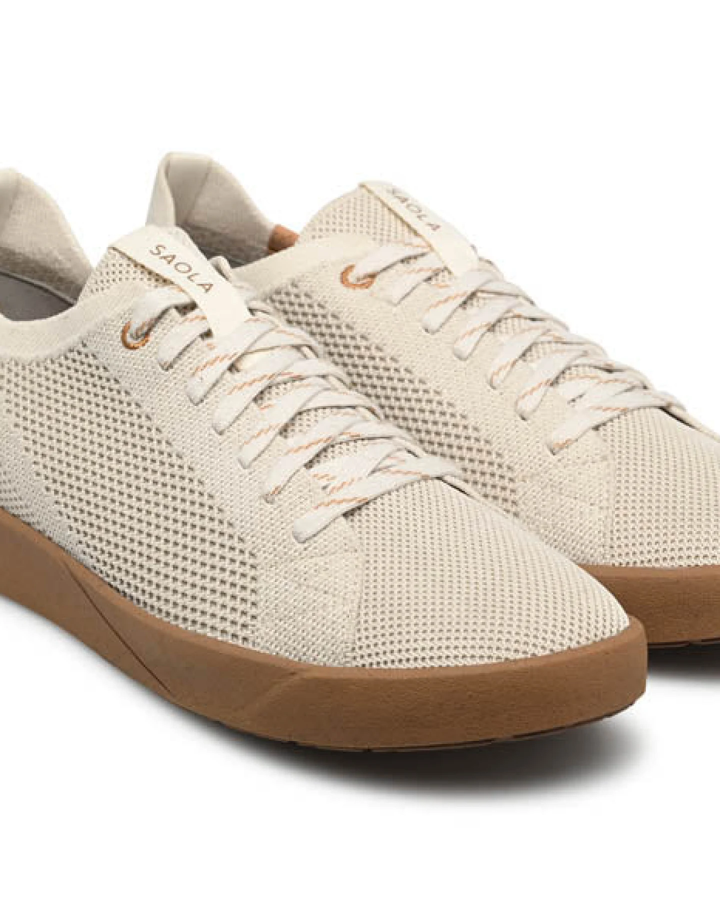 SAOLA Herren vegan Sneaker Herren Cannon Knit 2.0 Dune – Ansicht 2