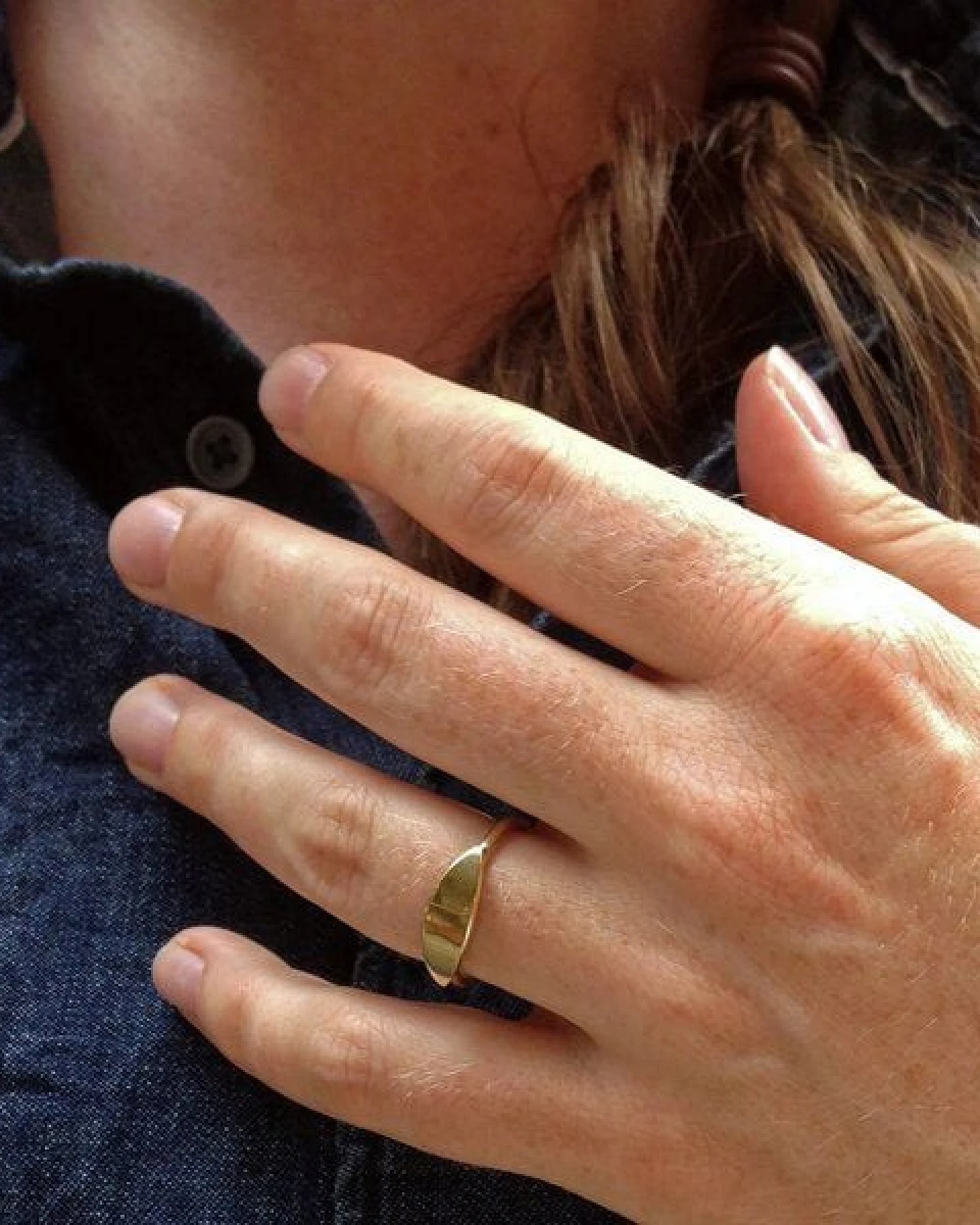 ting goods Ring Leaf, aus Messing oder Sterling Silber – Ansicht 3
