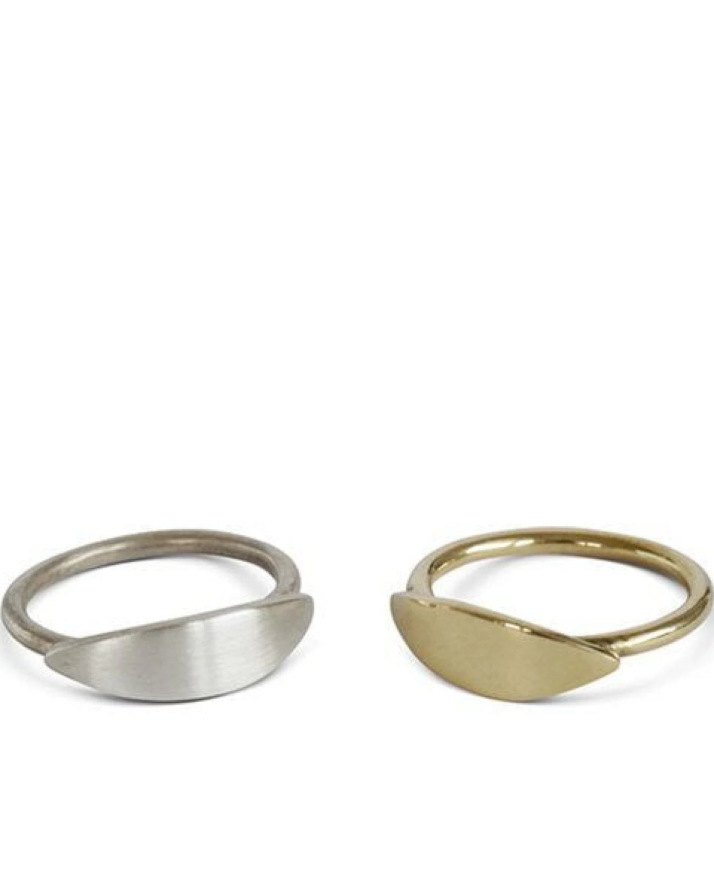 ting goods Ring Leaf, aus Messing oder Sterling Silber – Ansicht 2