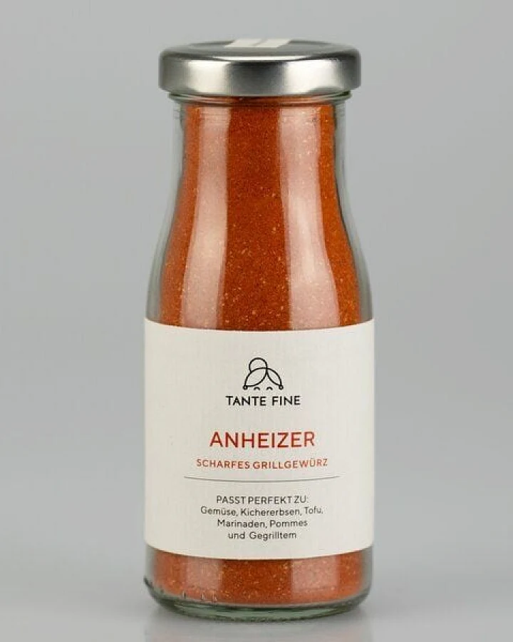 Tante Fine Bio Gewürzmischung ANHEIZER * Grillgewürz * für Marinaden * BBQ Gewürz