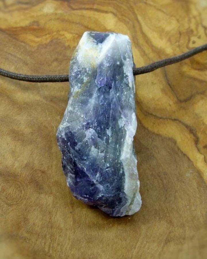 OneWorldMinerals Amethyst Spitze, Edelstein-Anhänger, Sambia, Natur pur!