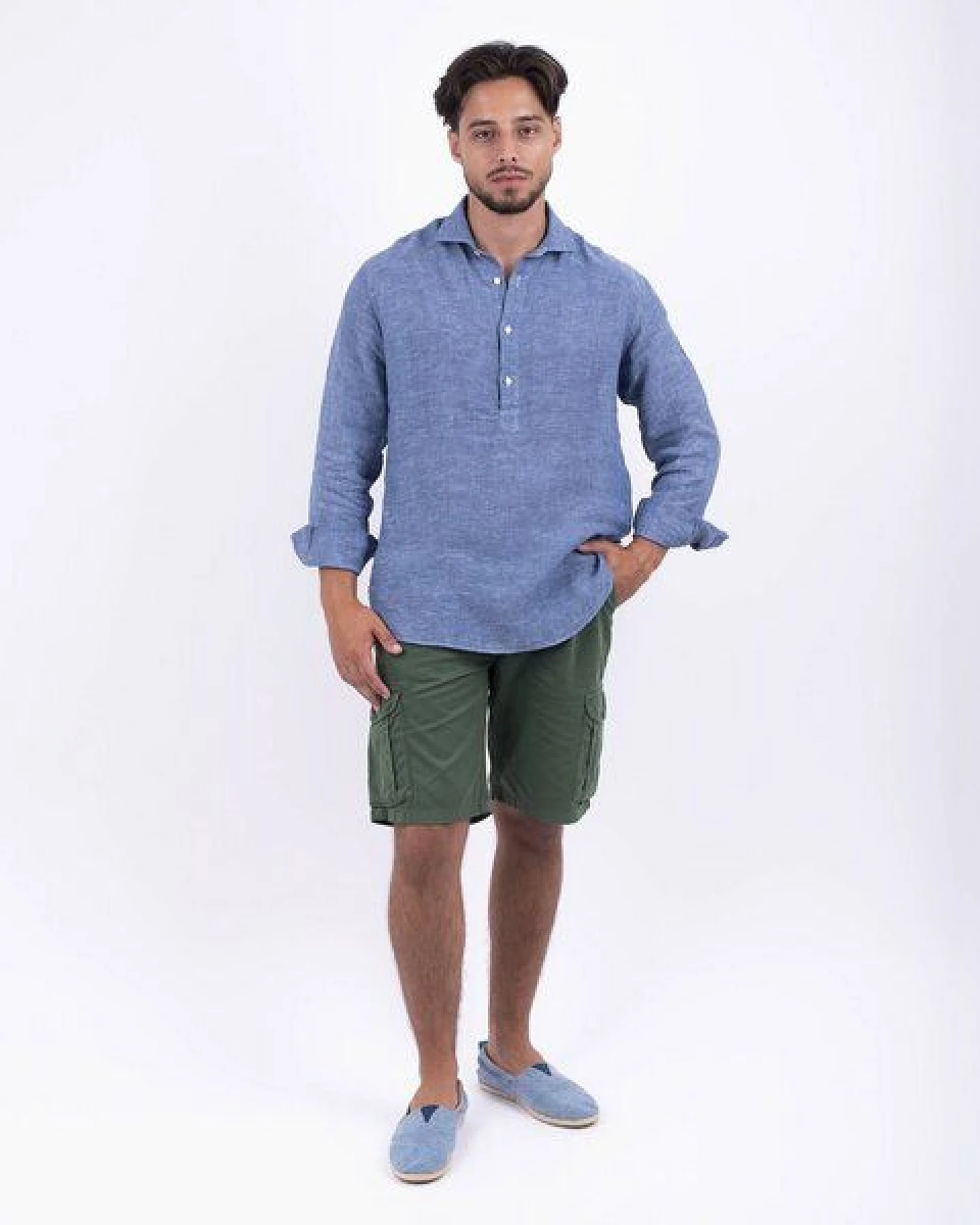 Panareha MAMANUCA Leinen Popover Hemd – Ansicht 3