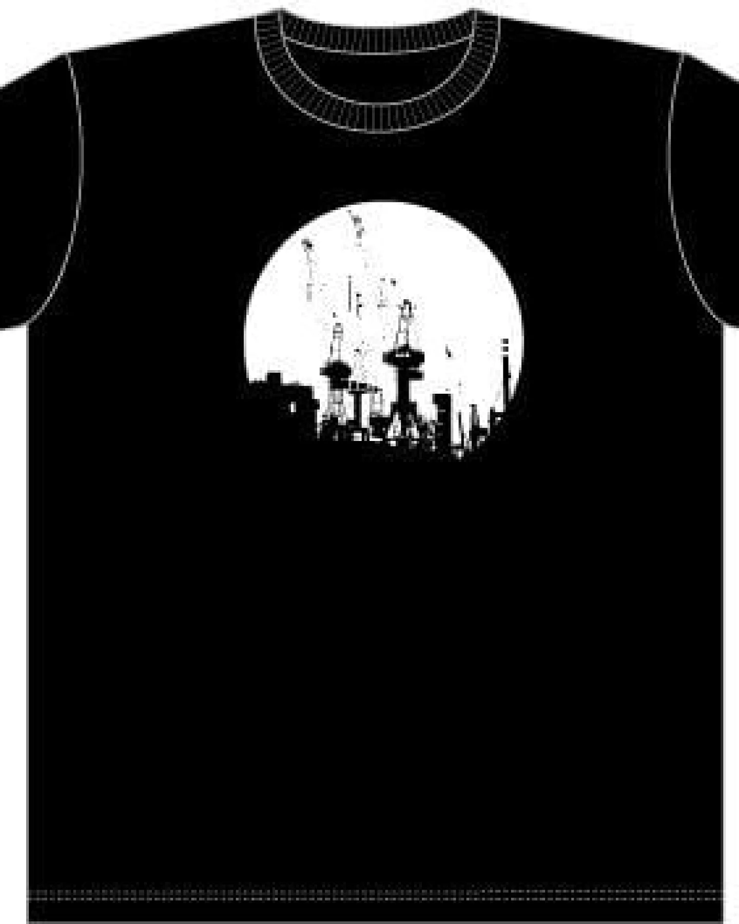 T-Shirtladen-Marktstrasse GmbH Kräne auf schwarz Boy-T-Shirt – Ansicht 3