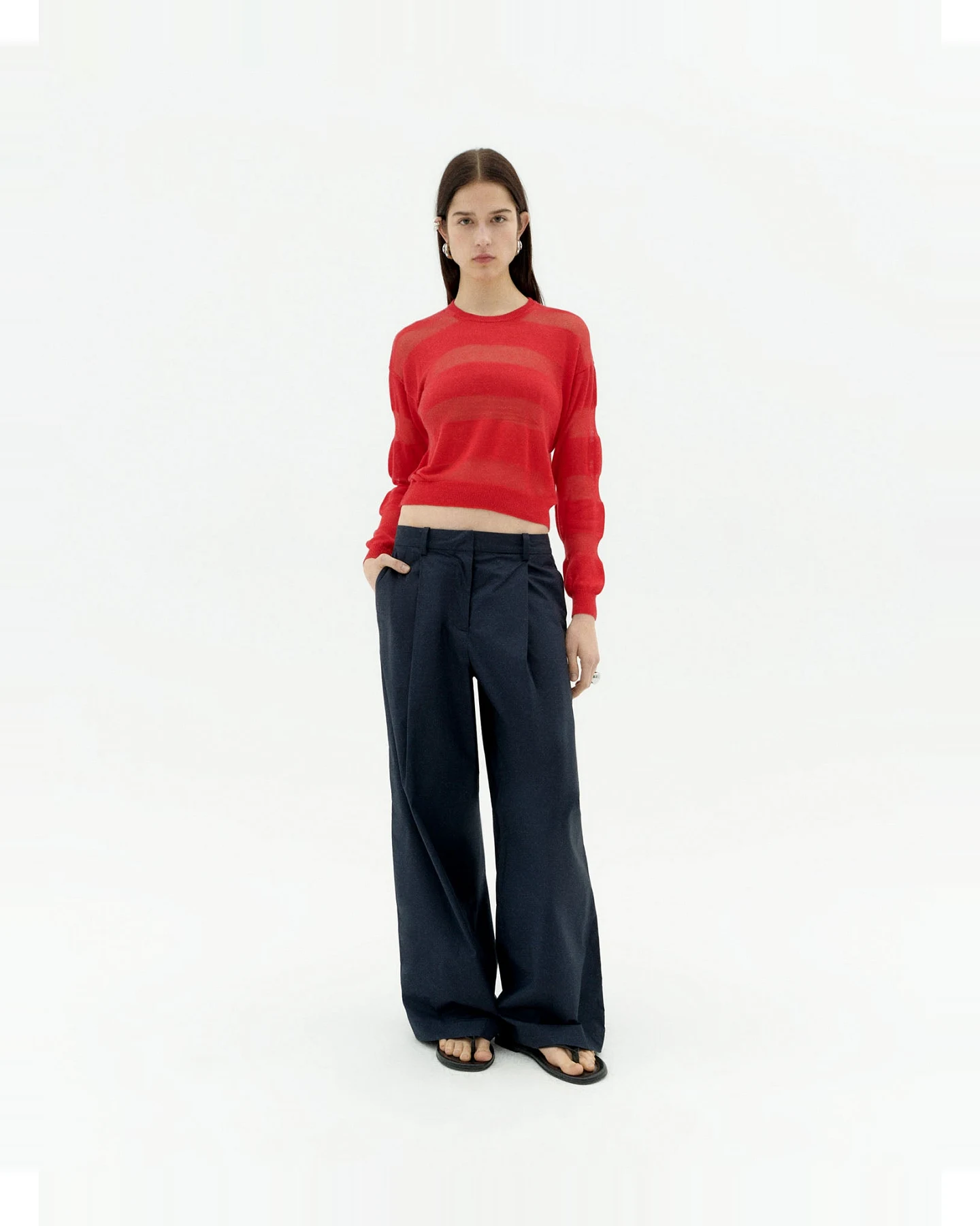 Thinking MU Damen vegan Strickpullover Jersey Be Red – Ansicht 2