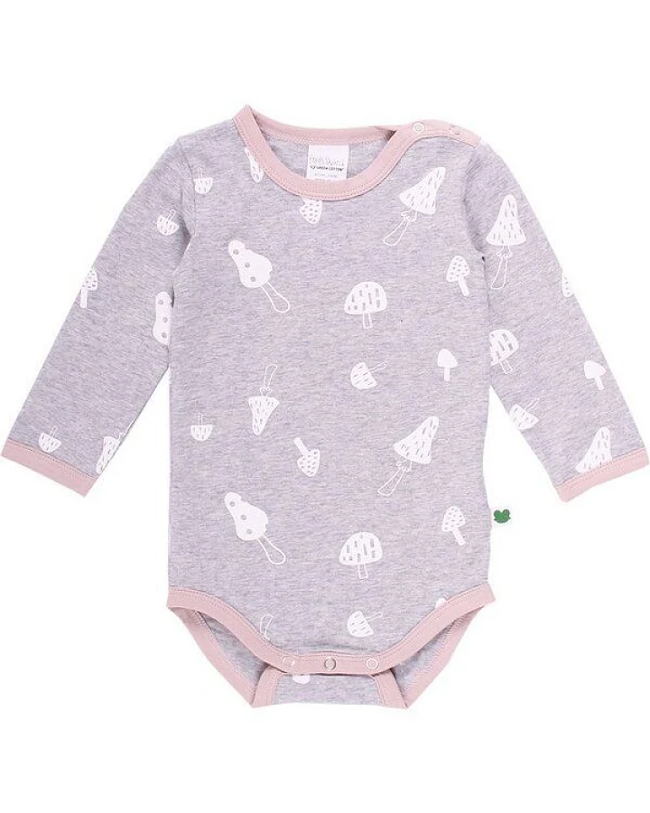 Langarm Baby *Mushroom Body* Bio Baumwolle