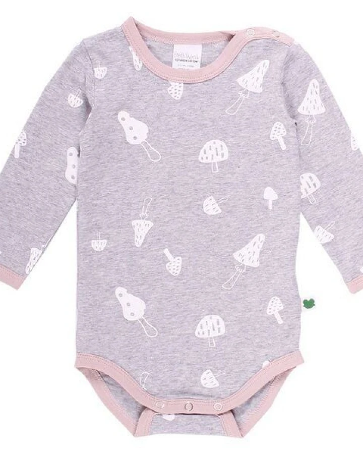 Langarm Baby *Mushroom Body* Bio Baumwolle