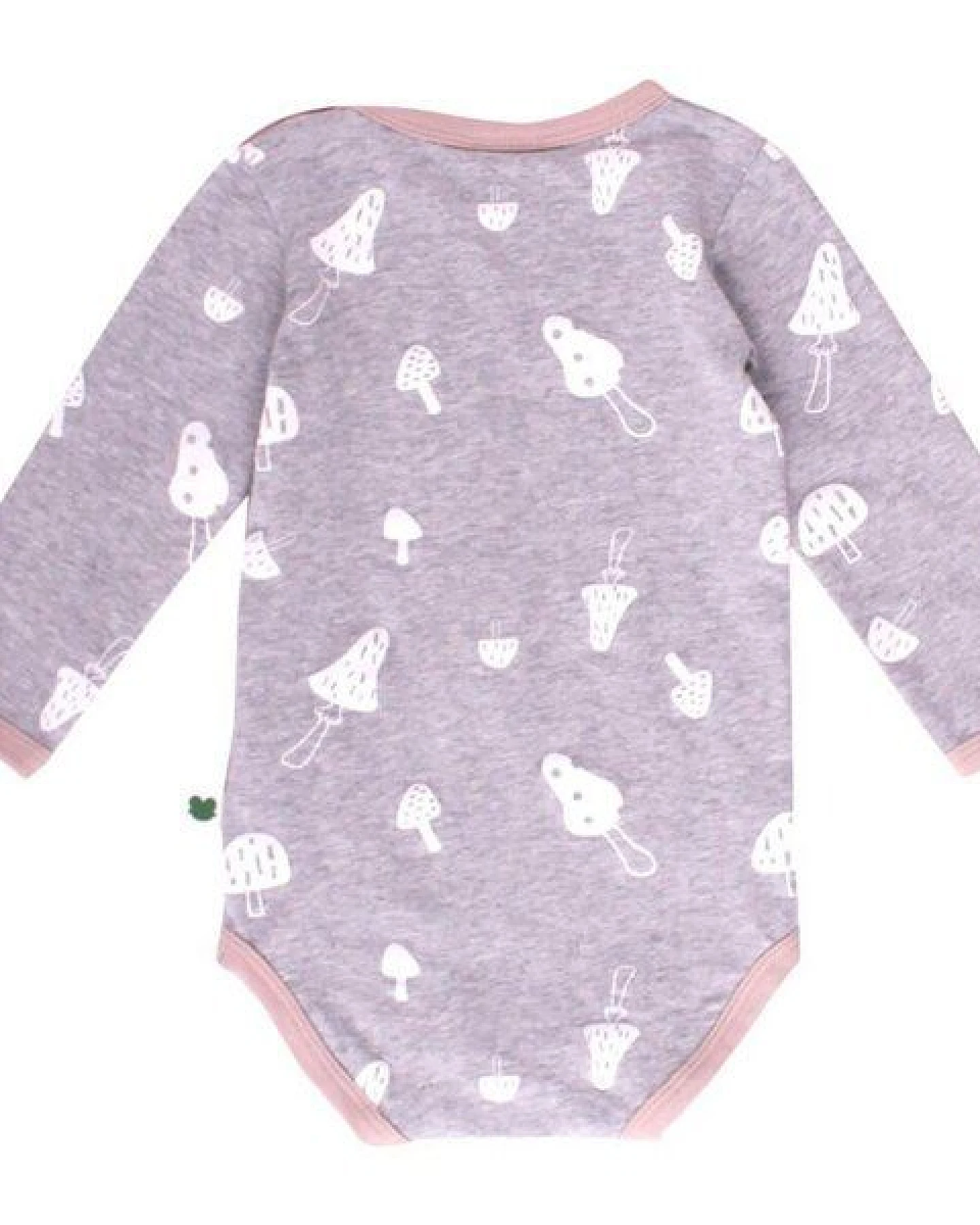Langarm Baby *Mushroom Body* Bio Baumwolle – Ansicht 2