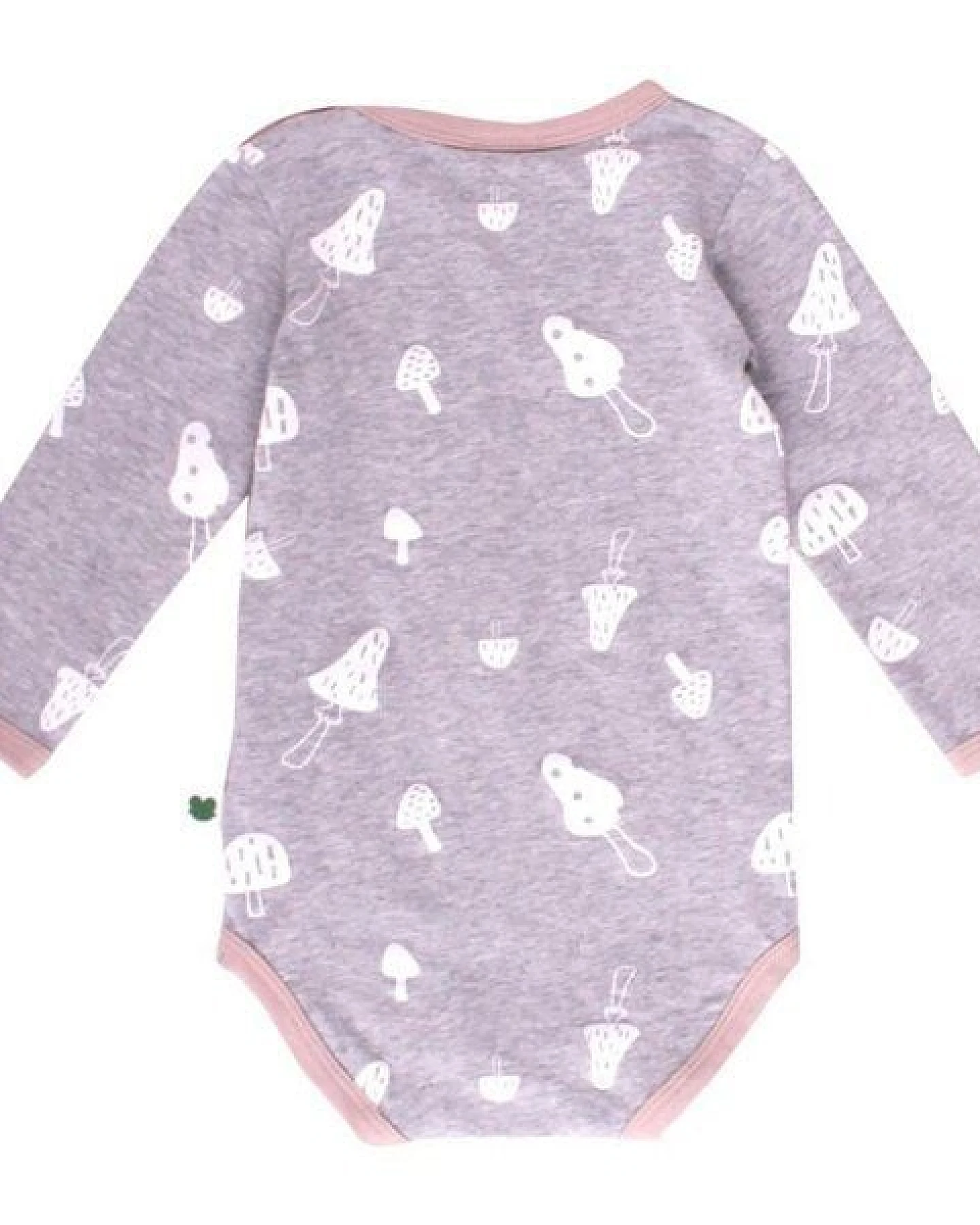 Langarm Baby *Mushroom Body* Bio Baumwolle – Ansicht 2