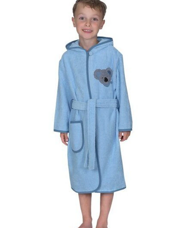 Wörner Kinder Bademantel "Koala" GOTS zertifiziert 2 Farben wählbar