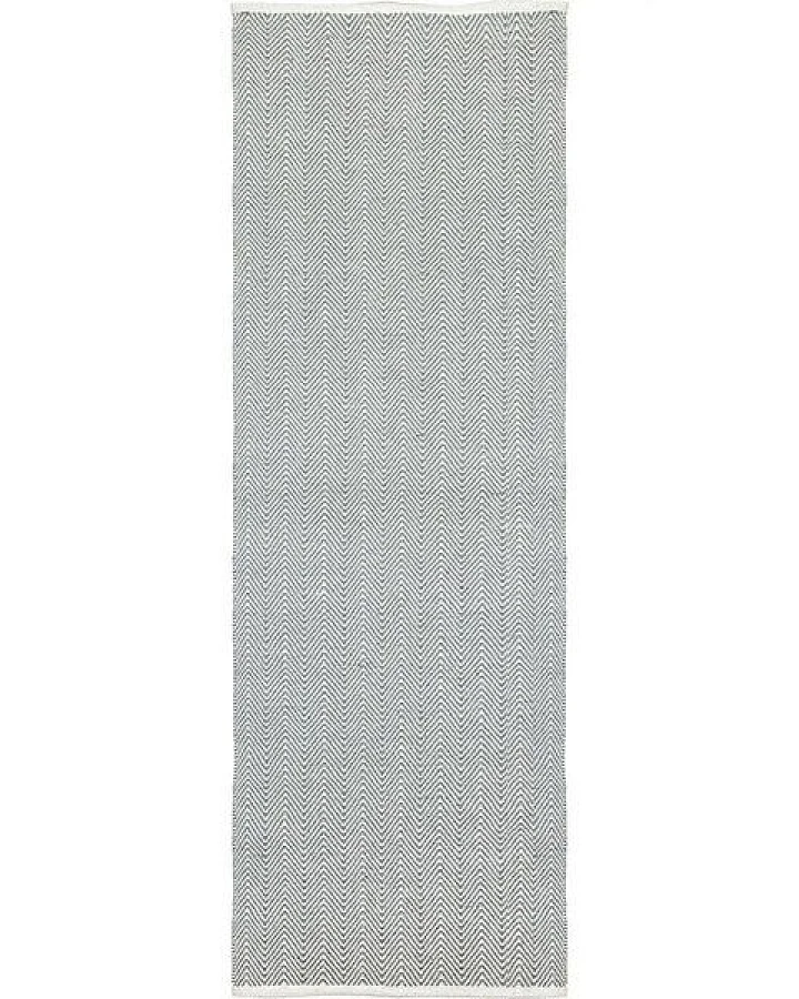 liv interior Recycelter Baumwollteppich ZIGZAG