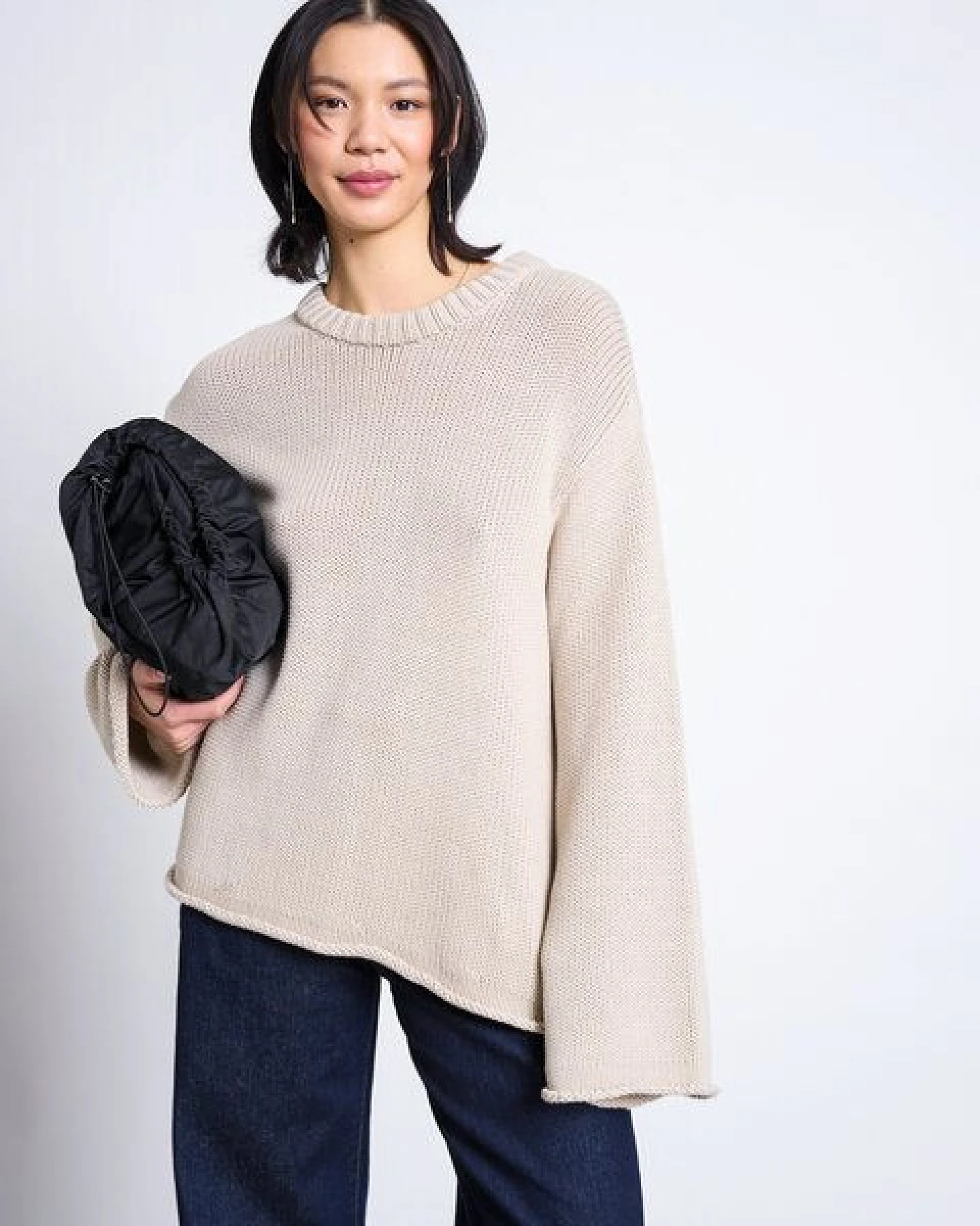 JAN N JUNE Strickpullover SONA aus Bio-Baumwolle GOTS – Ansicht 3