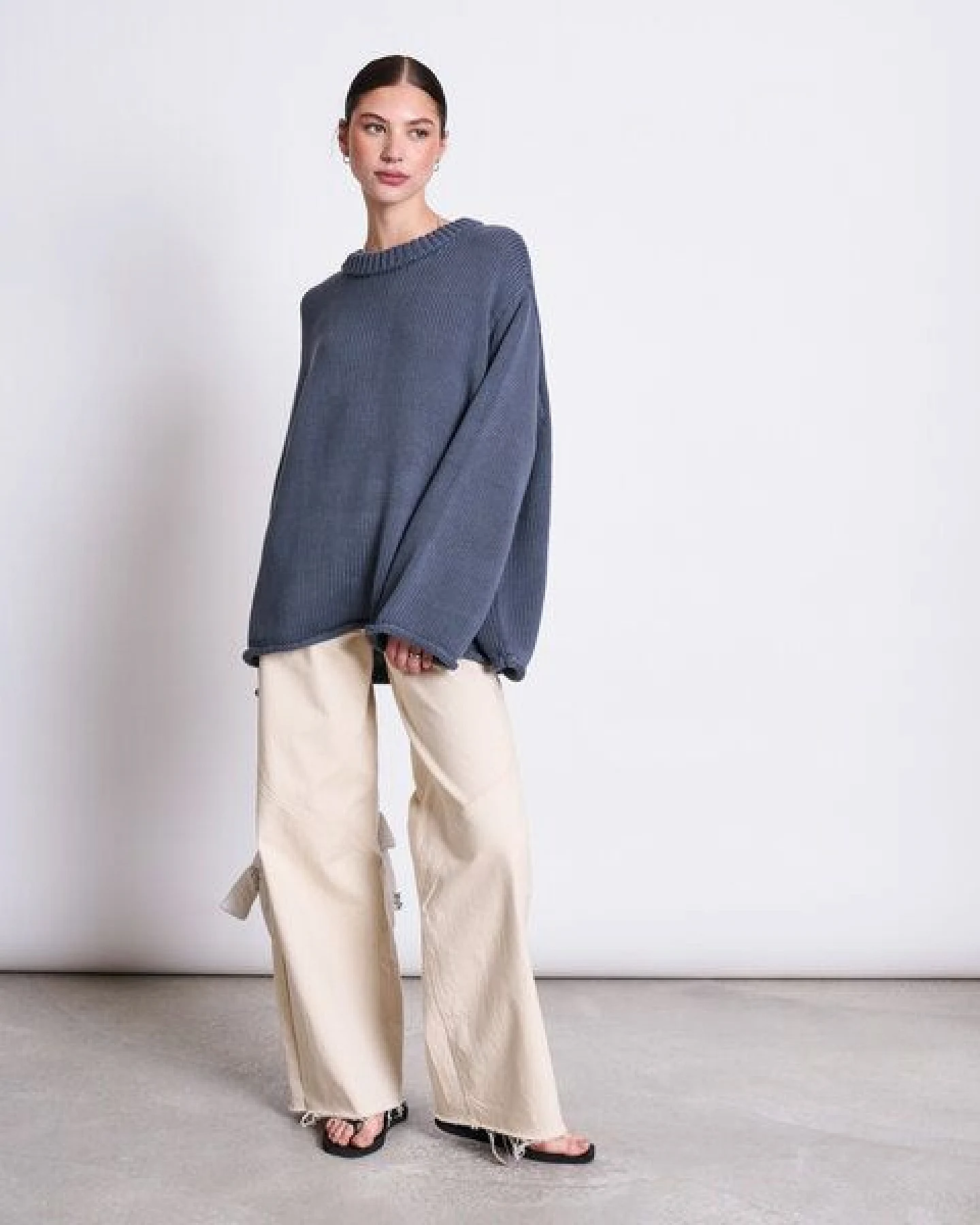 JAN N JUNE Strickpullover SONA aus Bio-Baumwolle GOTS – Ansicht 2