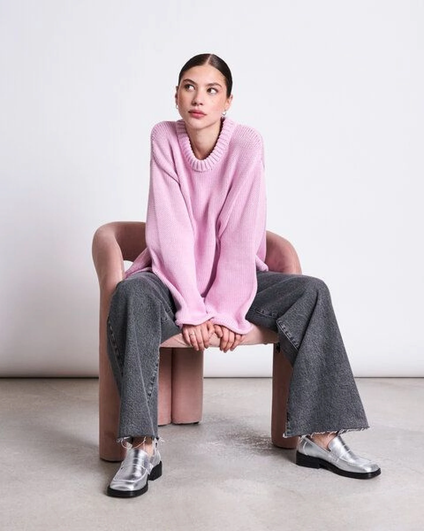 JAN N JUNE Strickpullover SONA aus Bio-Baumwolle GOTS – Ansicht 3