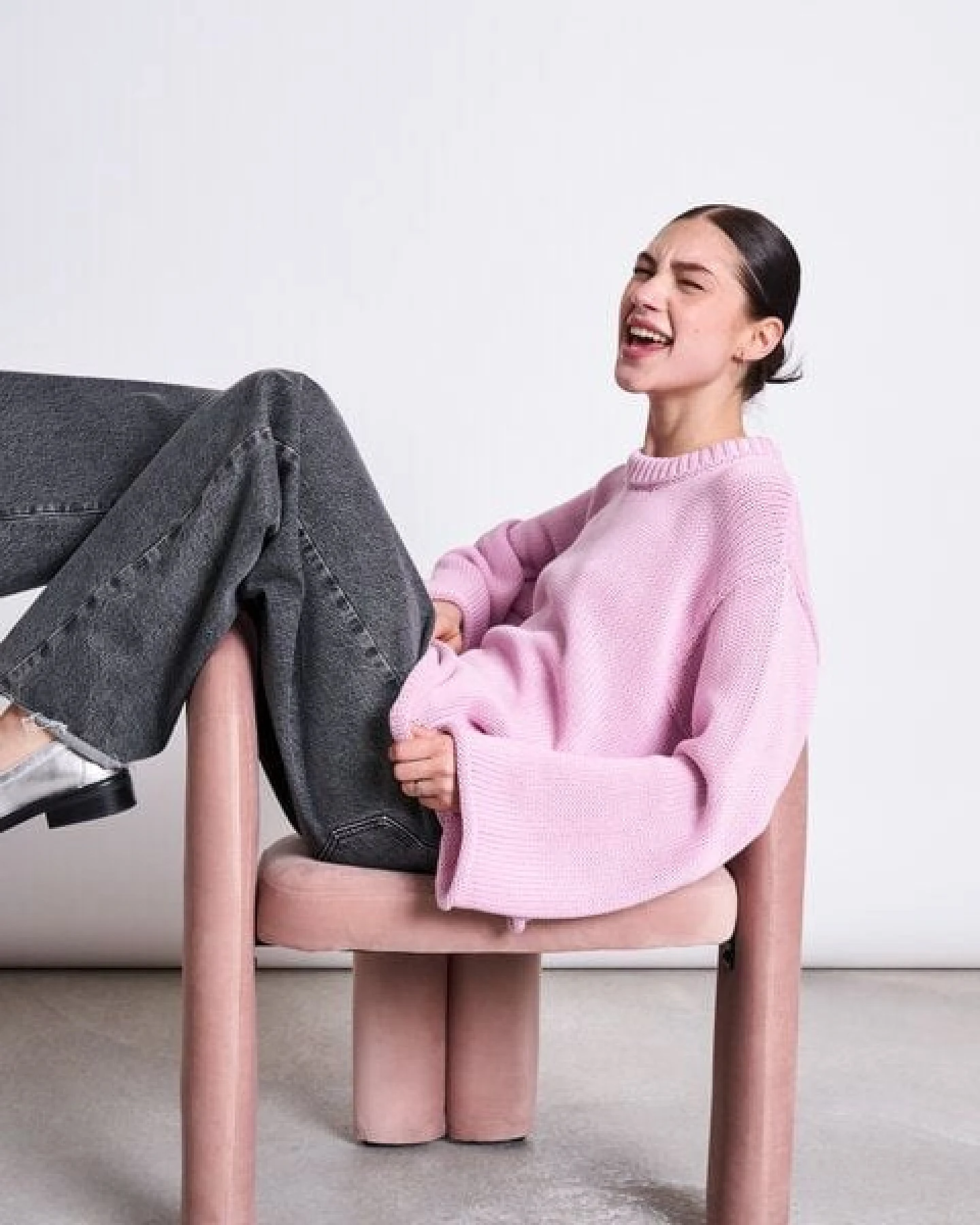 JAN N JUNE Strickpullover SONA aus Bio-Baumwolle GOTS – Ansicht 2