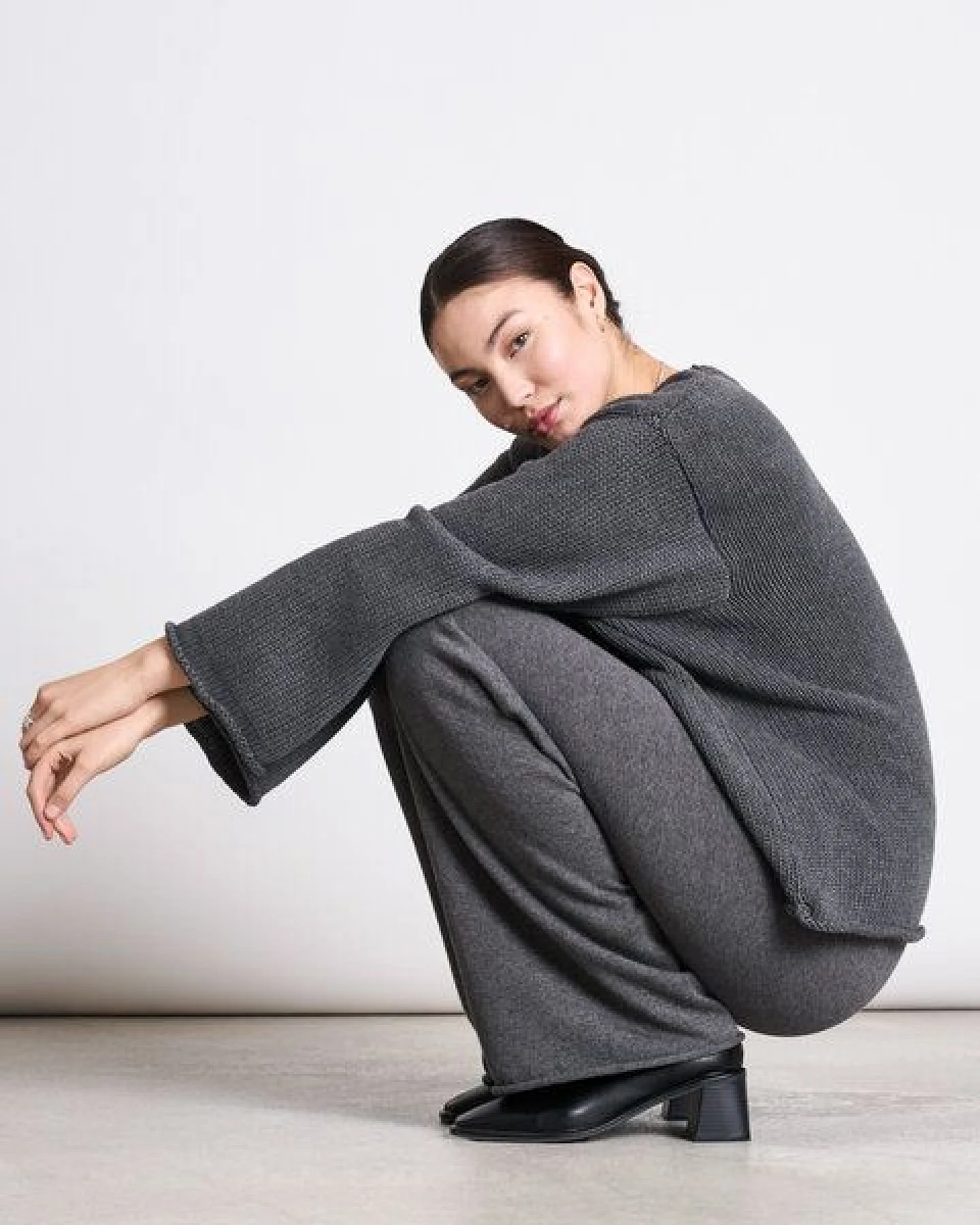 JAN N JUNE Strickpullover SONA aus Bio-Baumwolle GOTS – Ansicht 2