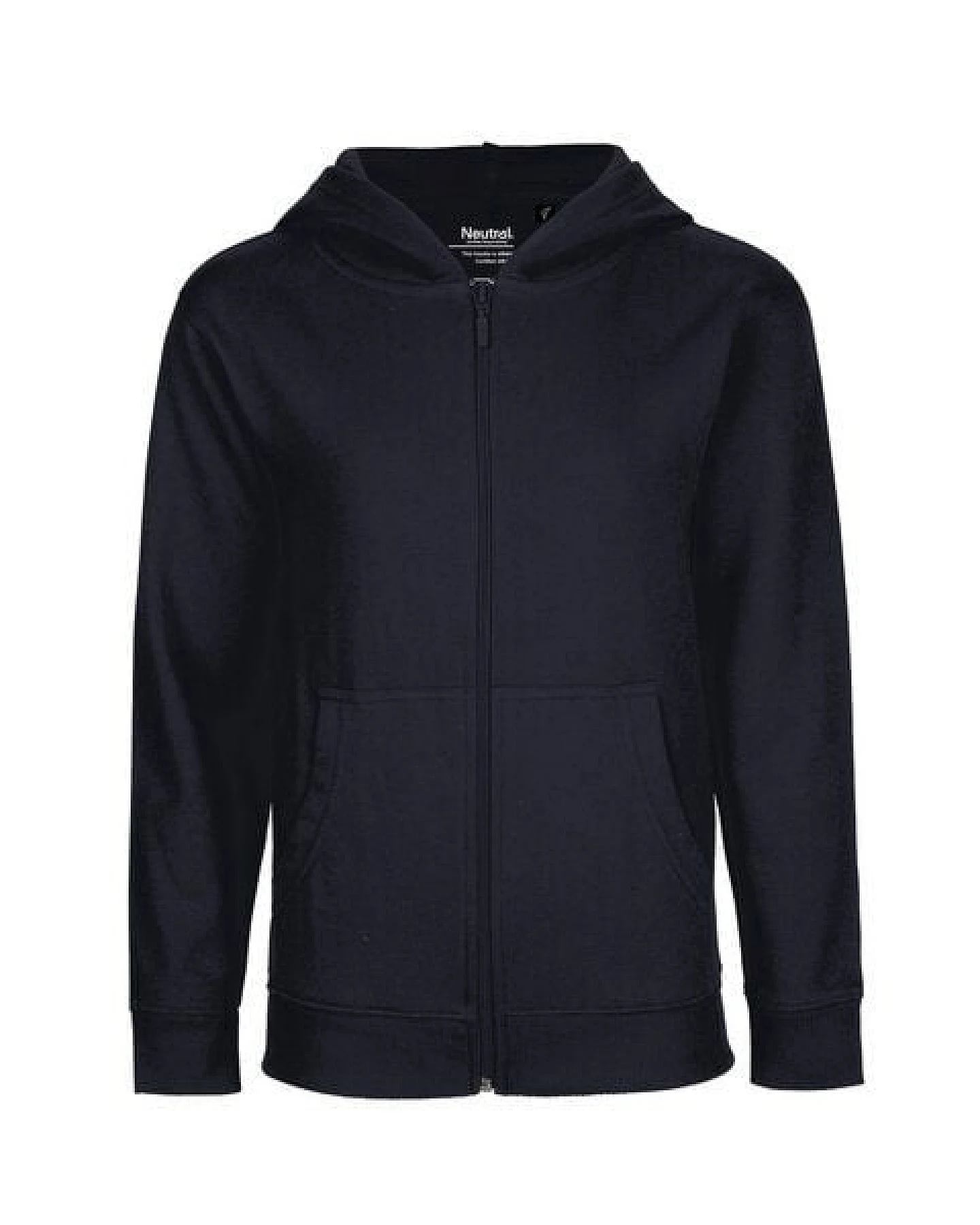 HANDGEDRUCKT Unisex Kinder Zip Up Hoody "Rubi" – Ansicht 2
